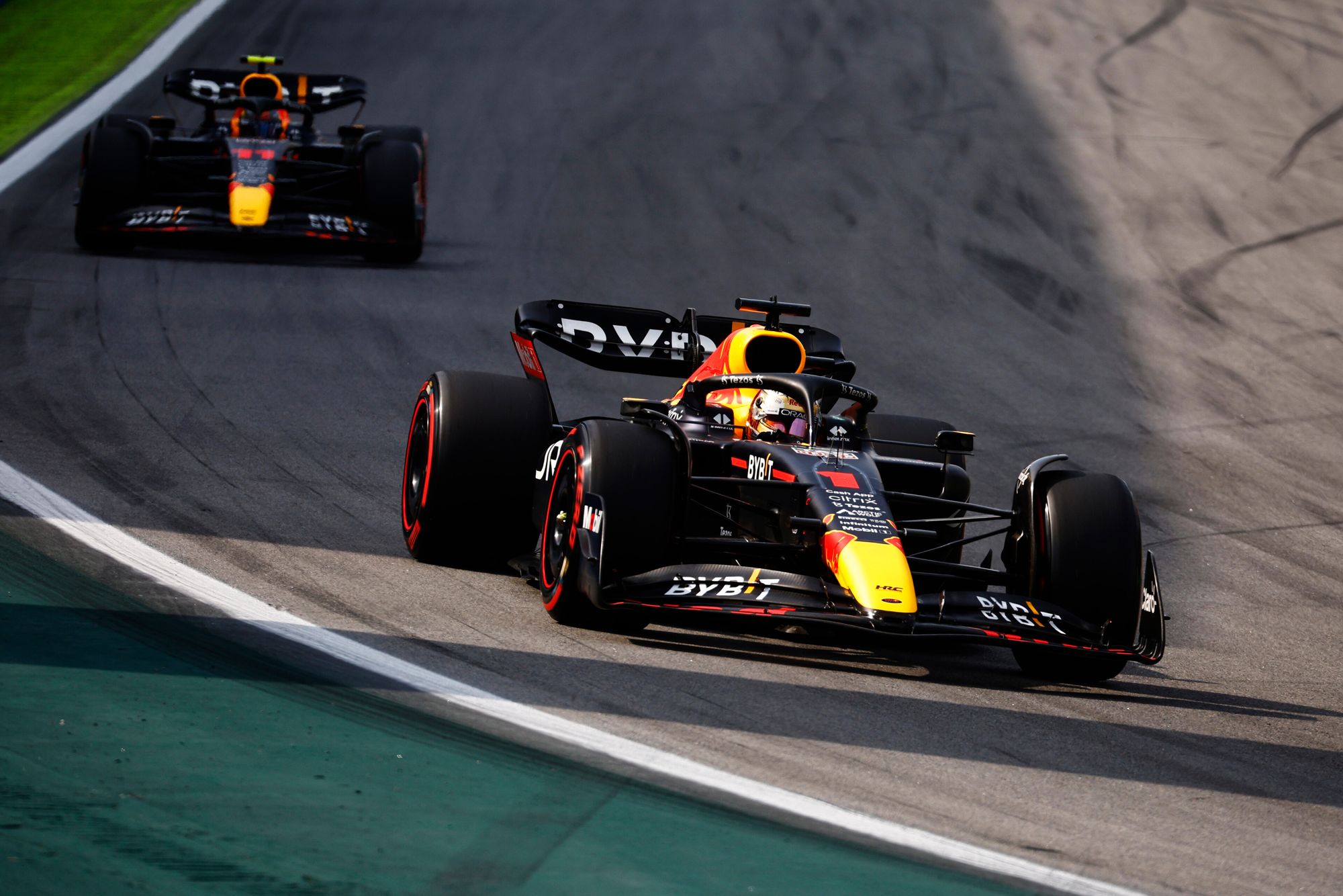 Max Verstappen and Sergio Perez, Red Bull, F1