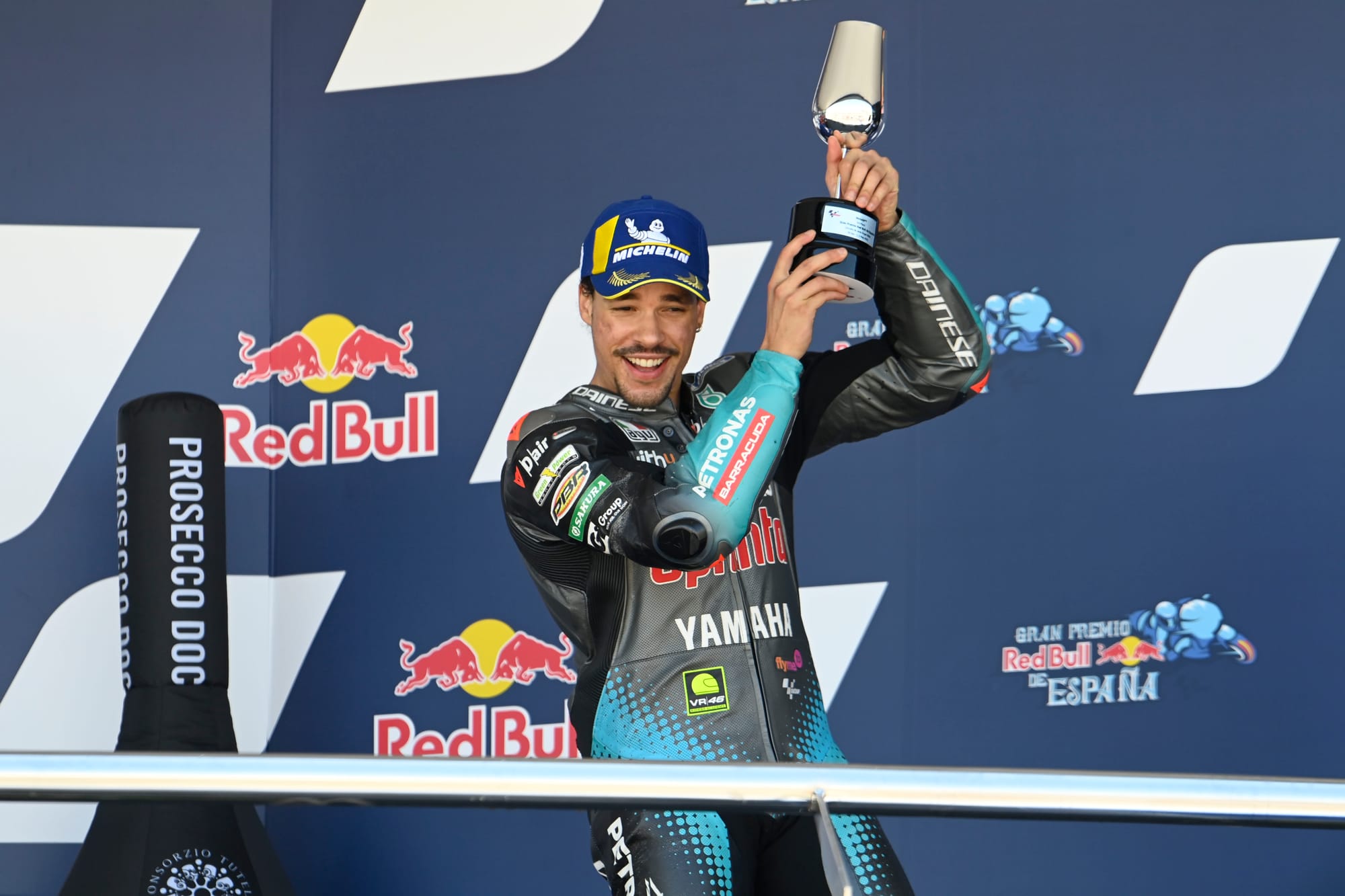 Franco Morbidelli Jerez MotoGP podium 2021