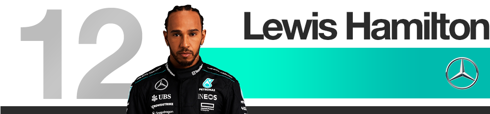 12: Lewis Hamilton