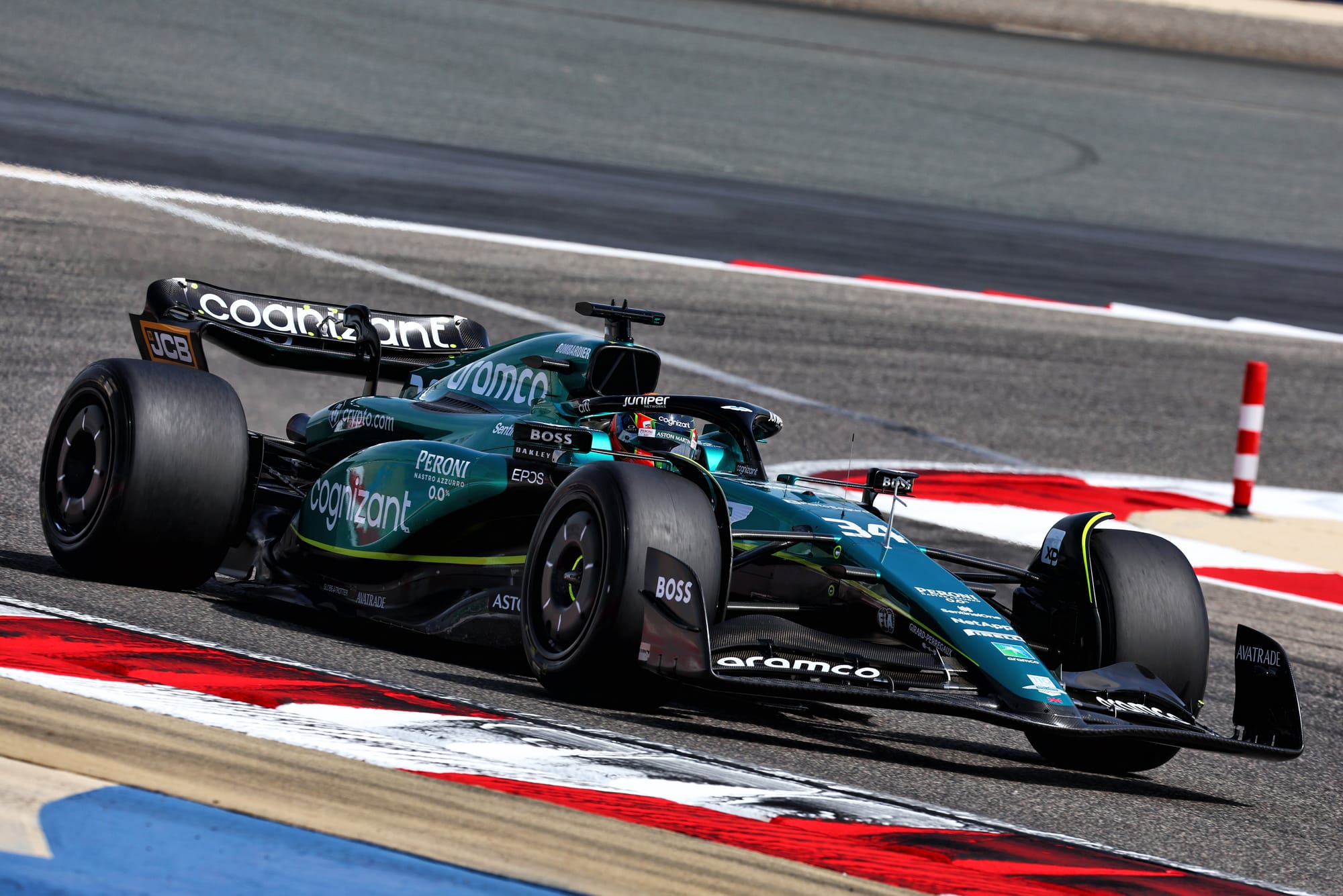 Felipe Drugovich Aston Martin F1 test Bahrain 2023