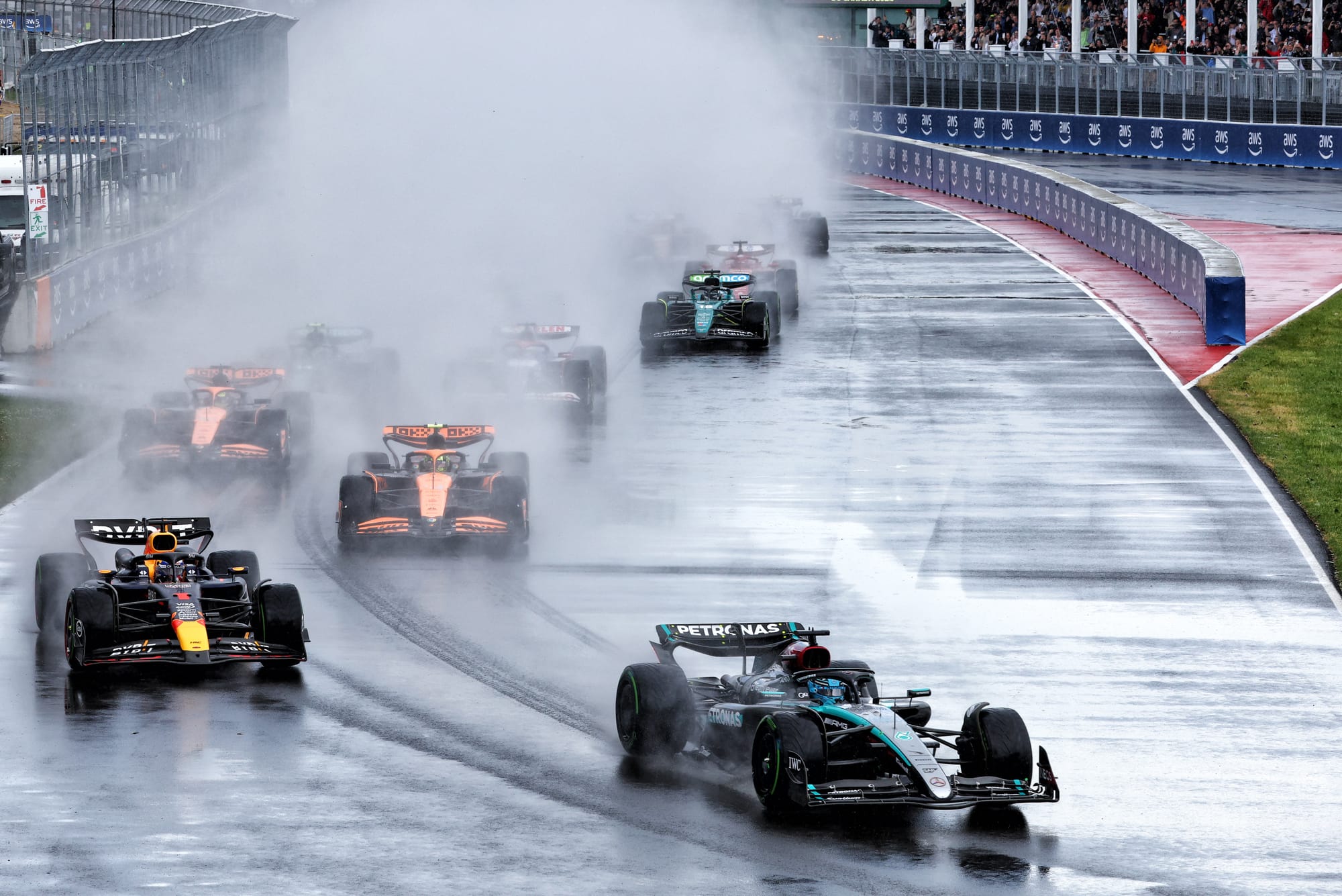 George Russell leads Mercedes Canadian Grand Prix 2024