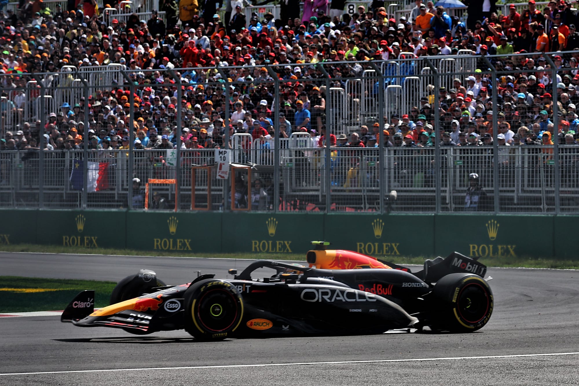 Sergio Perez está causando danos no Grande Prêmio do Canadá de 2024