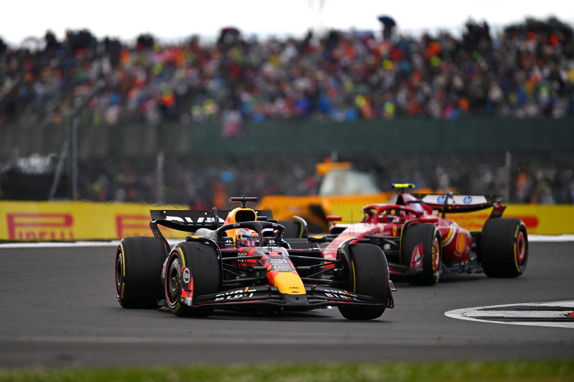 Max Verstappen and Carlos Sainz, F1