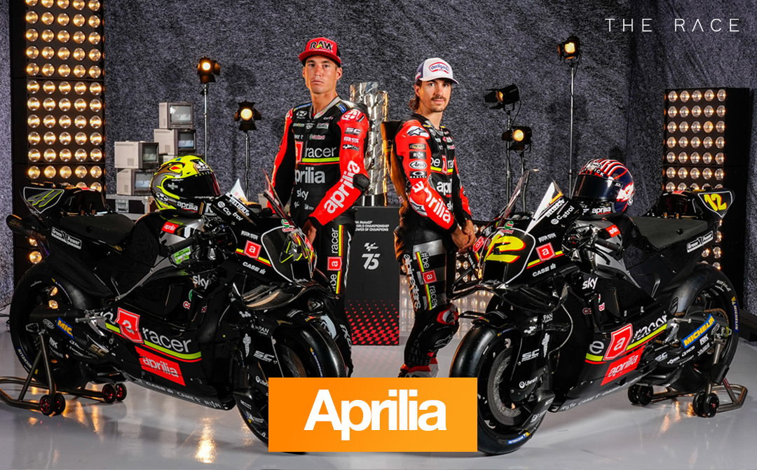 Aprilia British GP 2024 MotoGP throwback livery