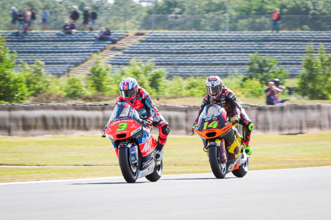 Sergio García y Tony Arbolino, Moto2