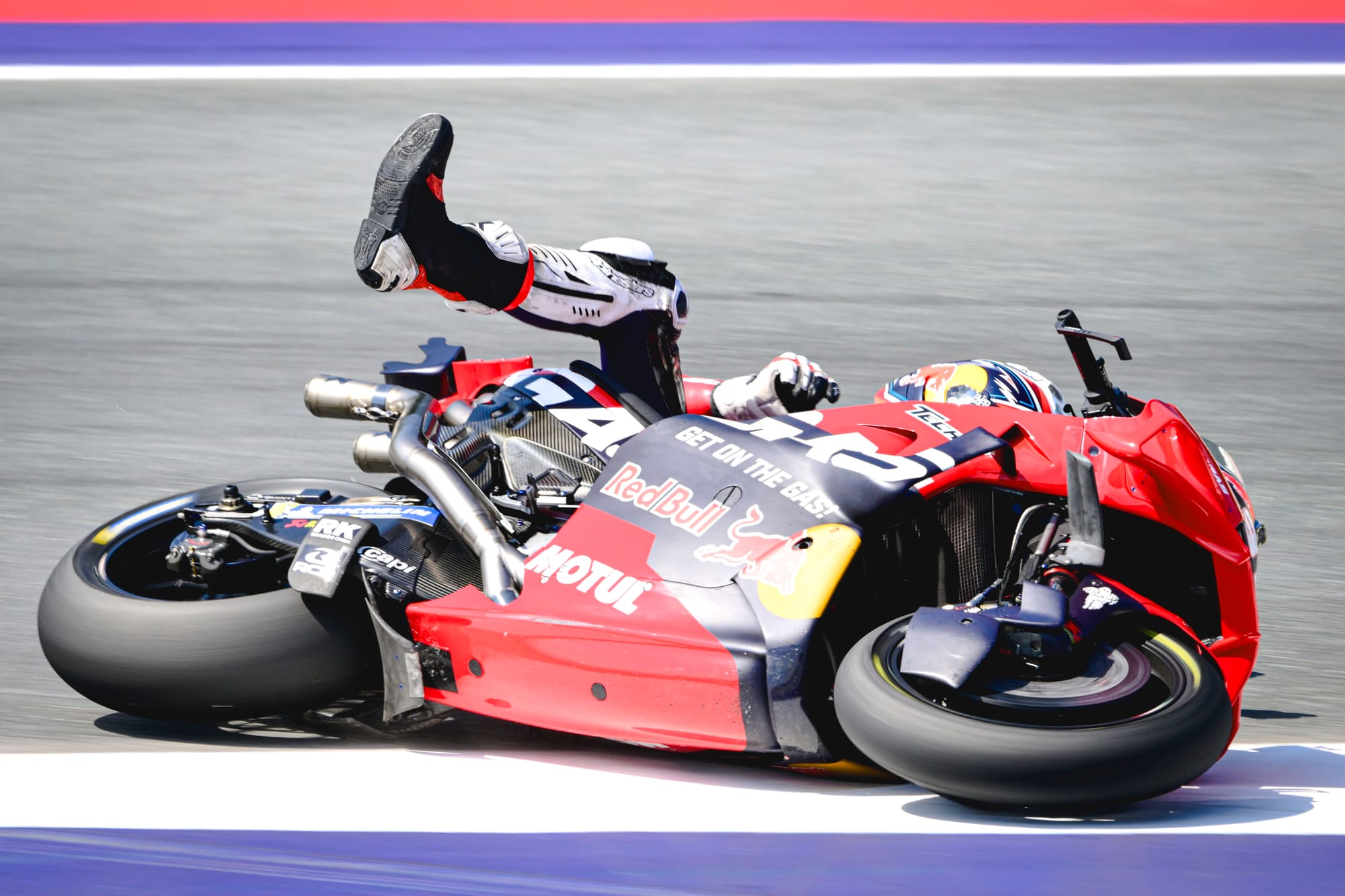 Pedro Acosta crash, Tech3 Gas Gas, MotoGP