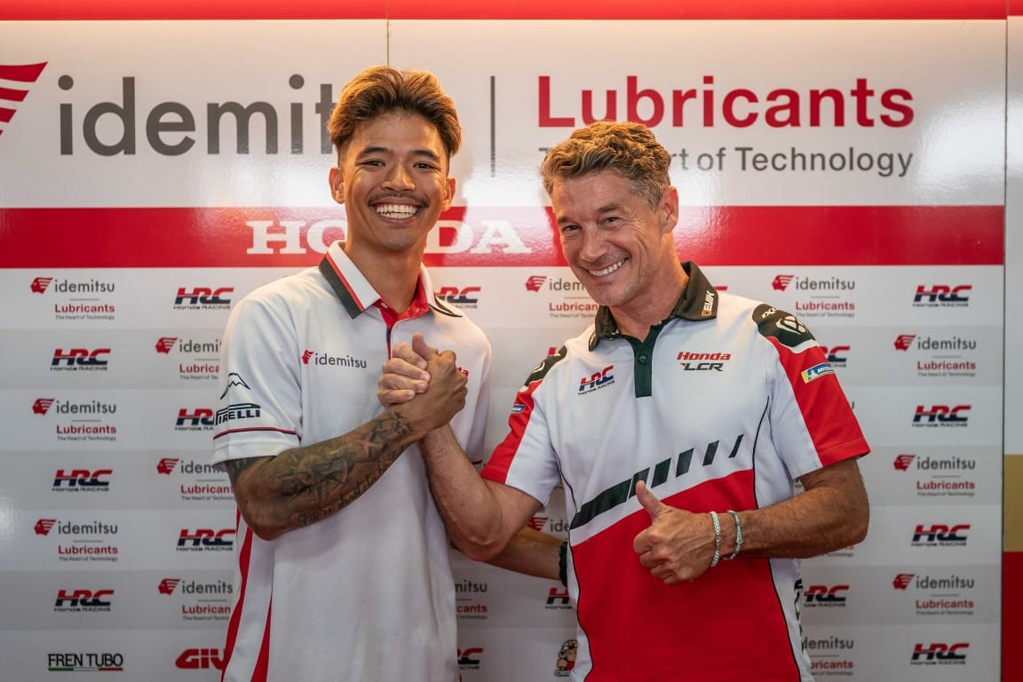 Somkiat Chantra and Lucio Cecchinello, LCR Honda, MotoGP