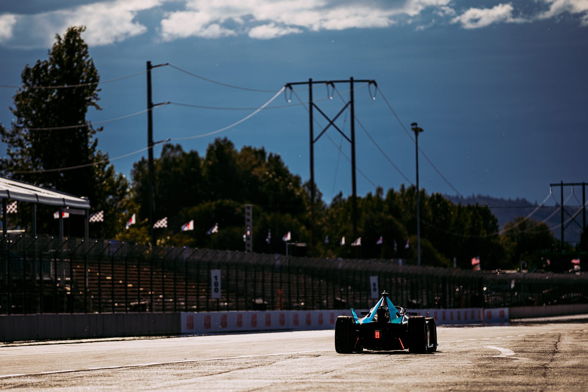 Robert Wickens Formula E test