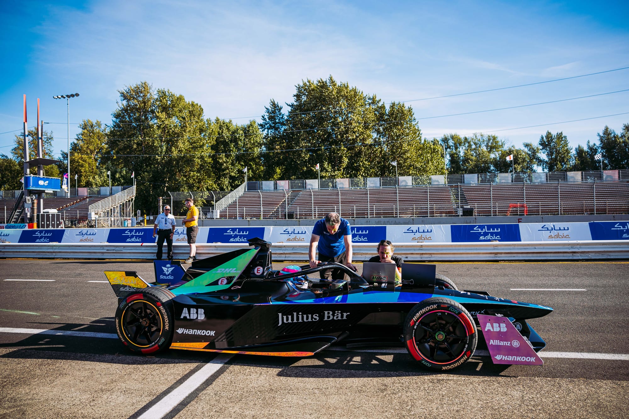 Robert Wickens Formula E test