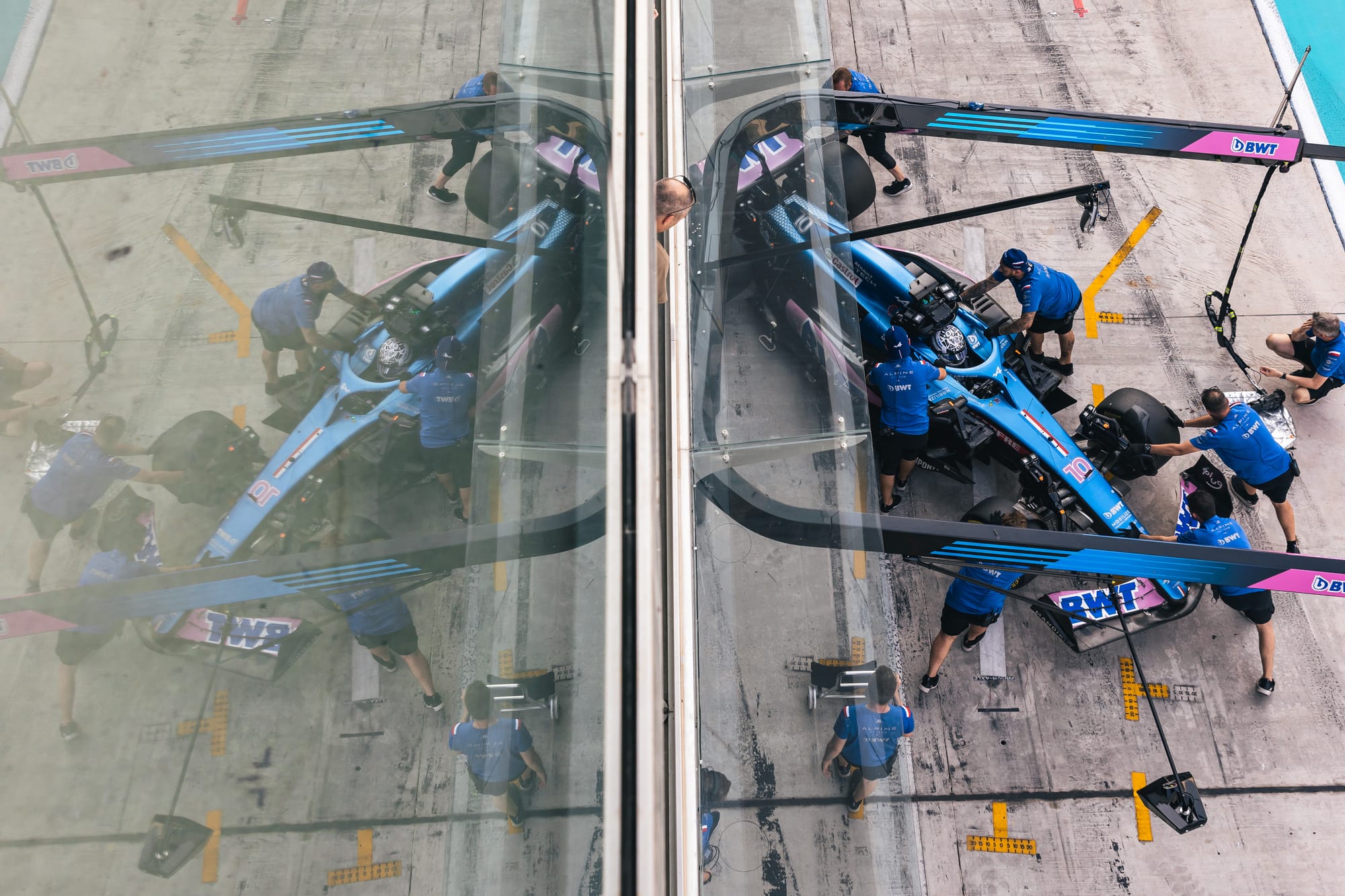 Pierre Gasly Alpine F1 testing 2022