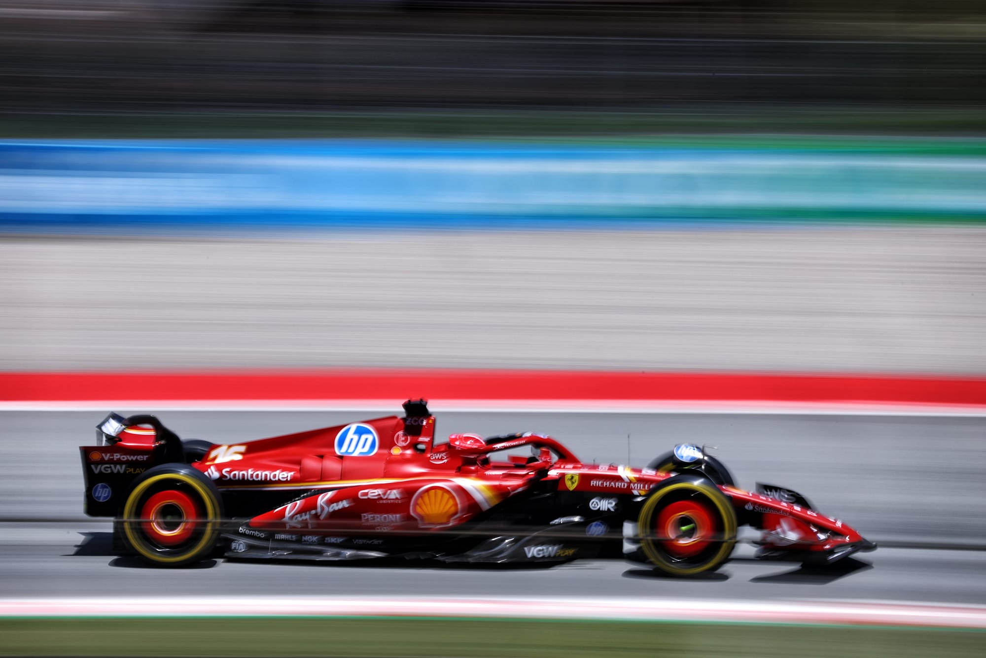 Charles Leclerc Ferrari F1 Spanish Grand Prix 2024