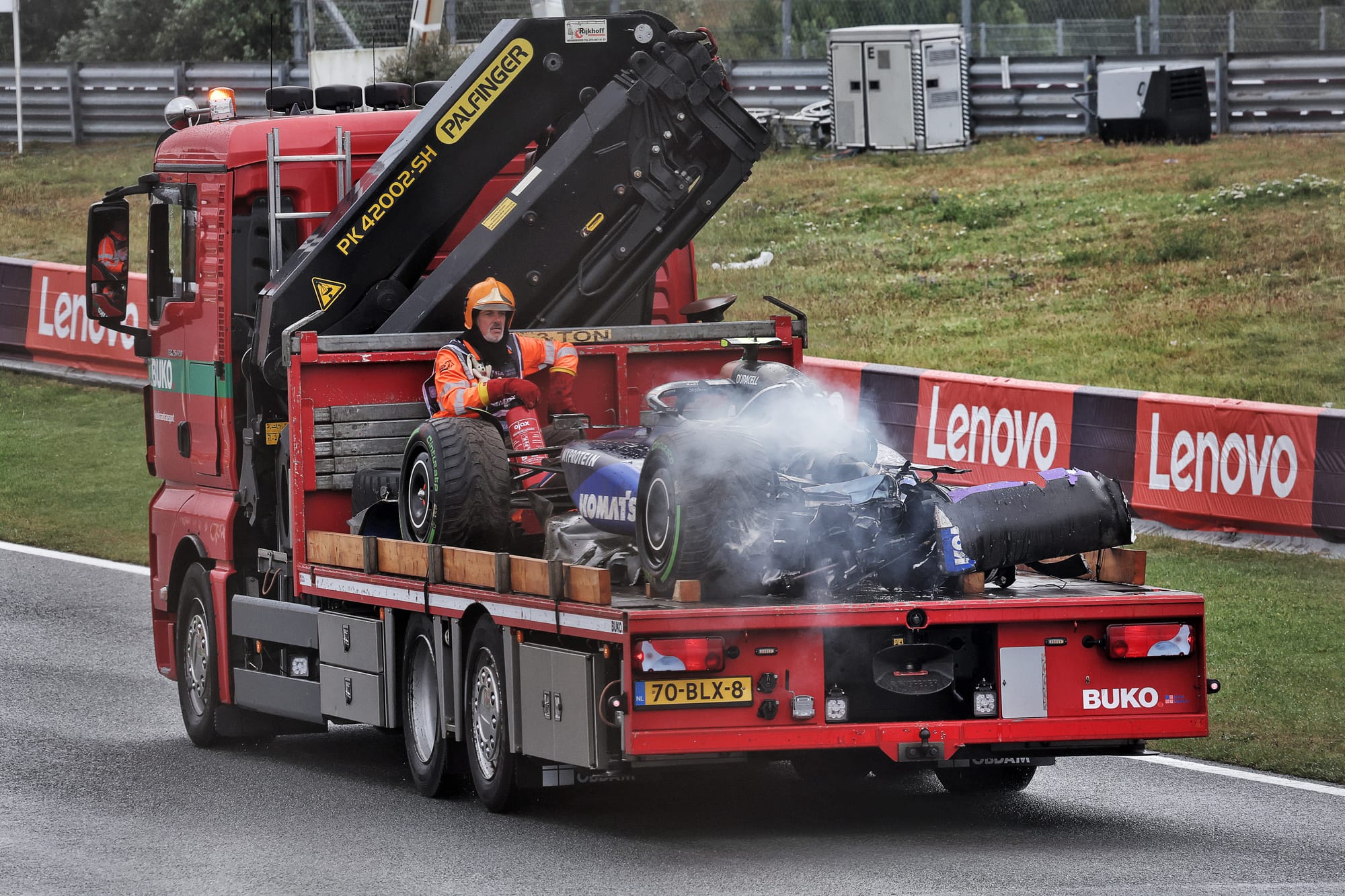 Logan Sargeant crash