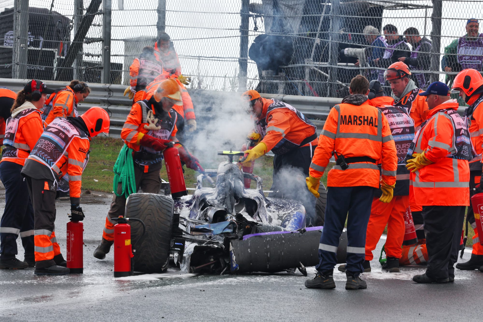 Logan Sargeant crash