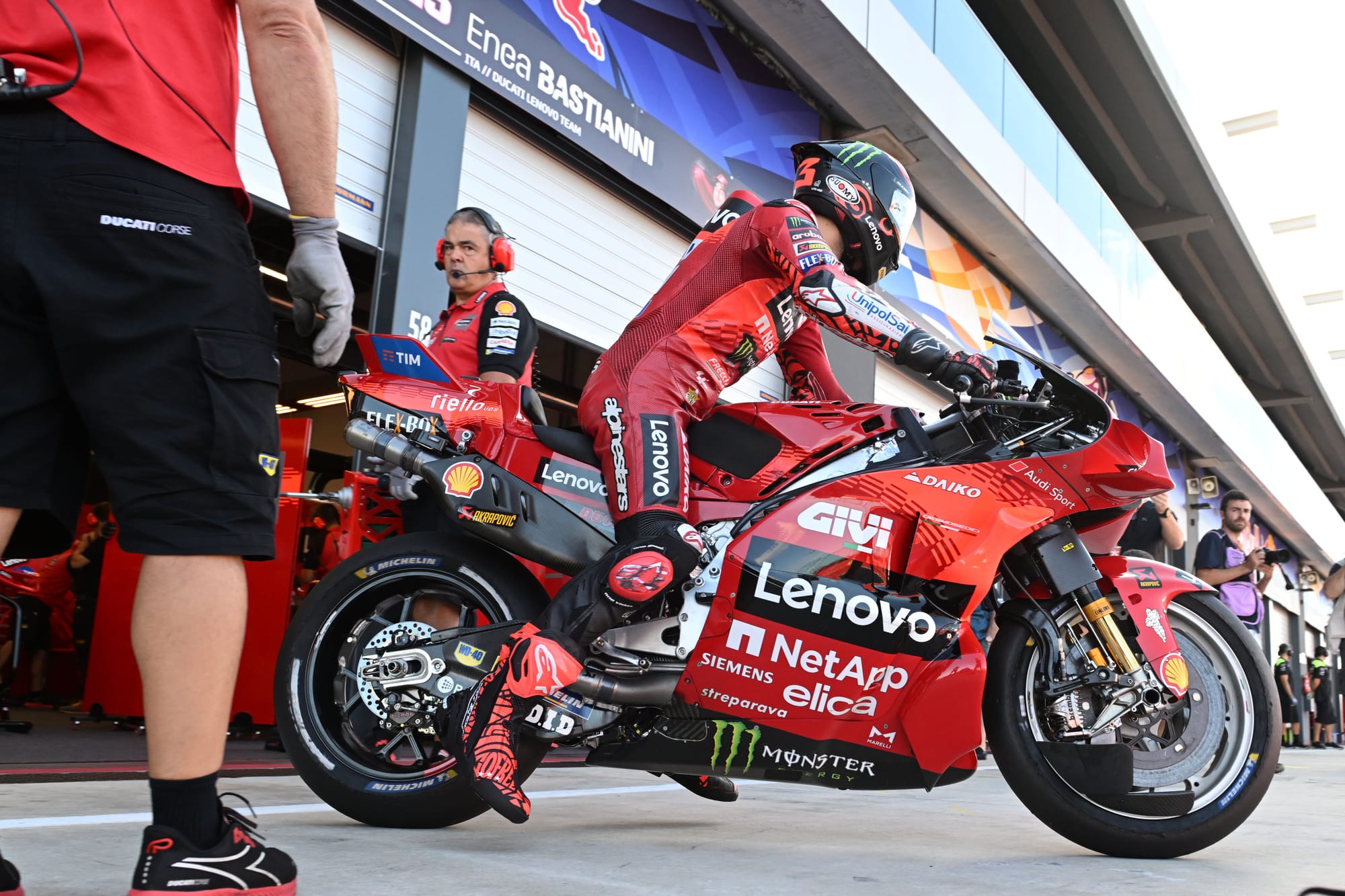 Pecco Bagnaia Ducati Misano MotoGP prueba 2024