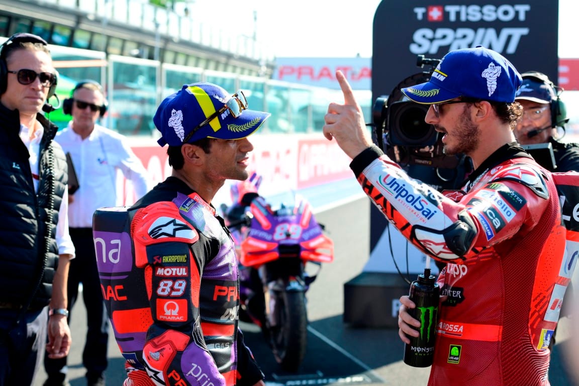 Jorge Martin and Pecco Bagnaia, Ducati, MotoGP