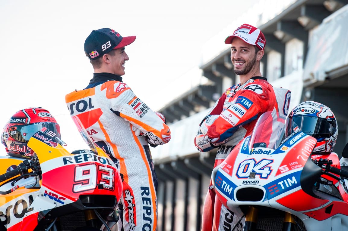 Marc Marquez dan Andrea Dovizioso, MotoGP