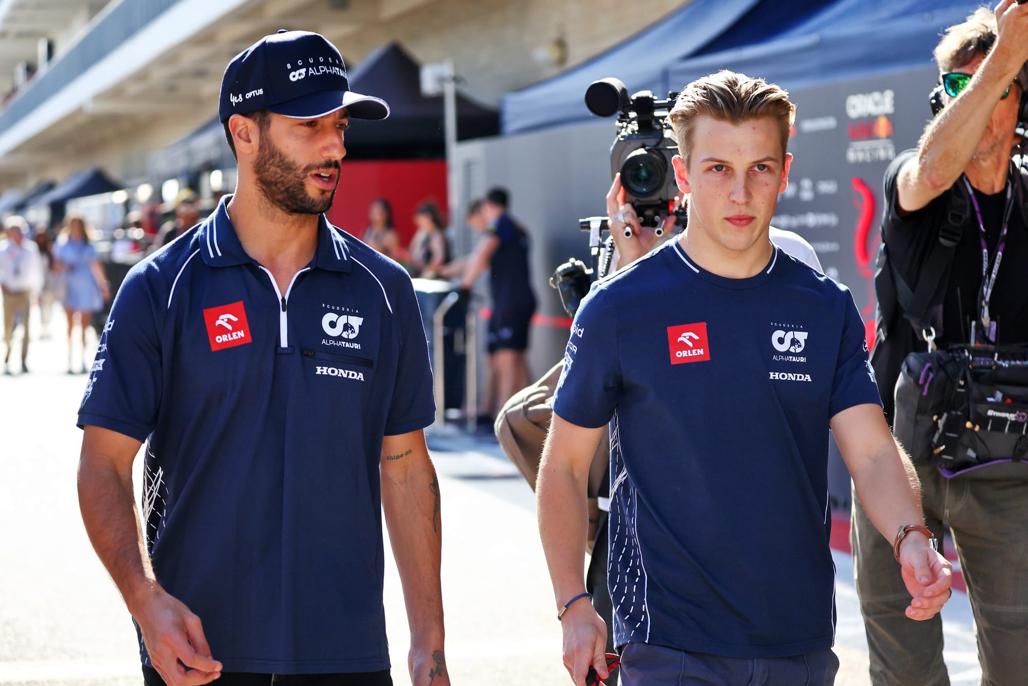 Daniel Ricciardo and Liam Lawson 2023