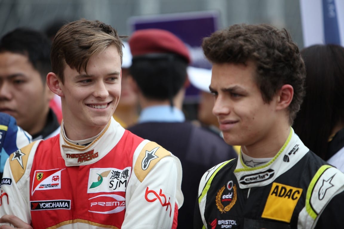 Callum Ilott and Lando Norris, F3