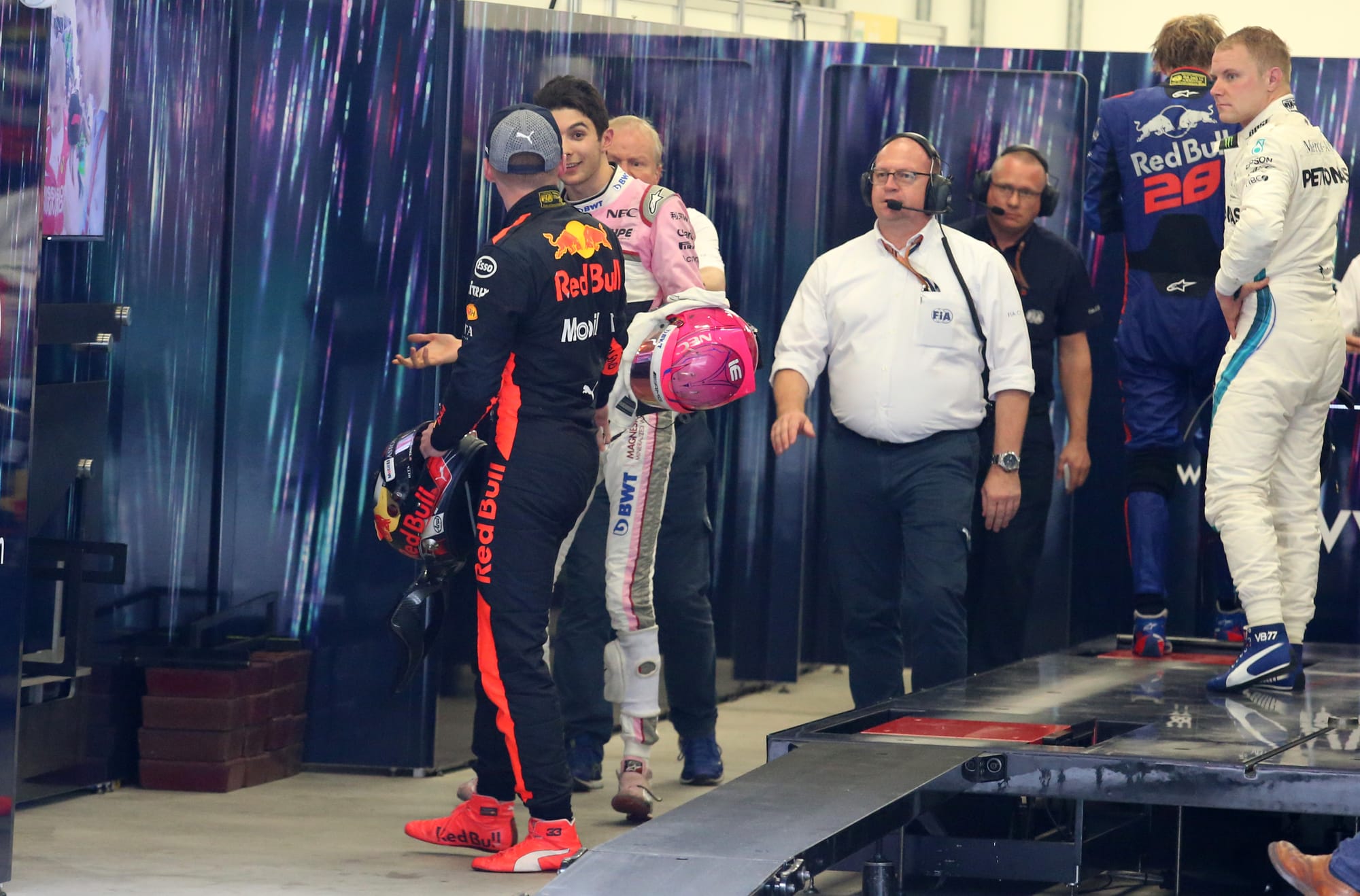 Max Verstappen Esteban Ocon Brazil 2018 altercation