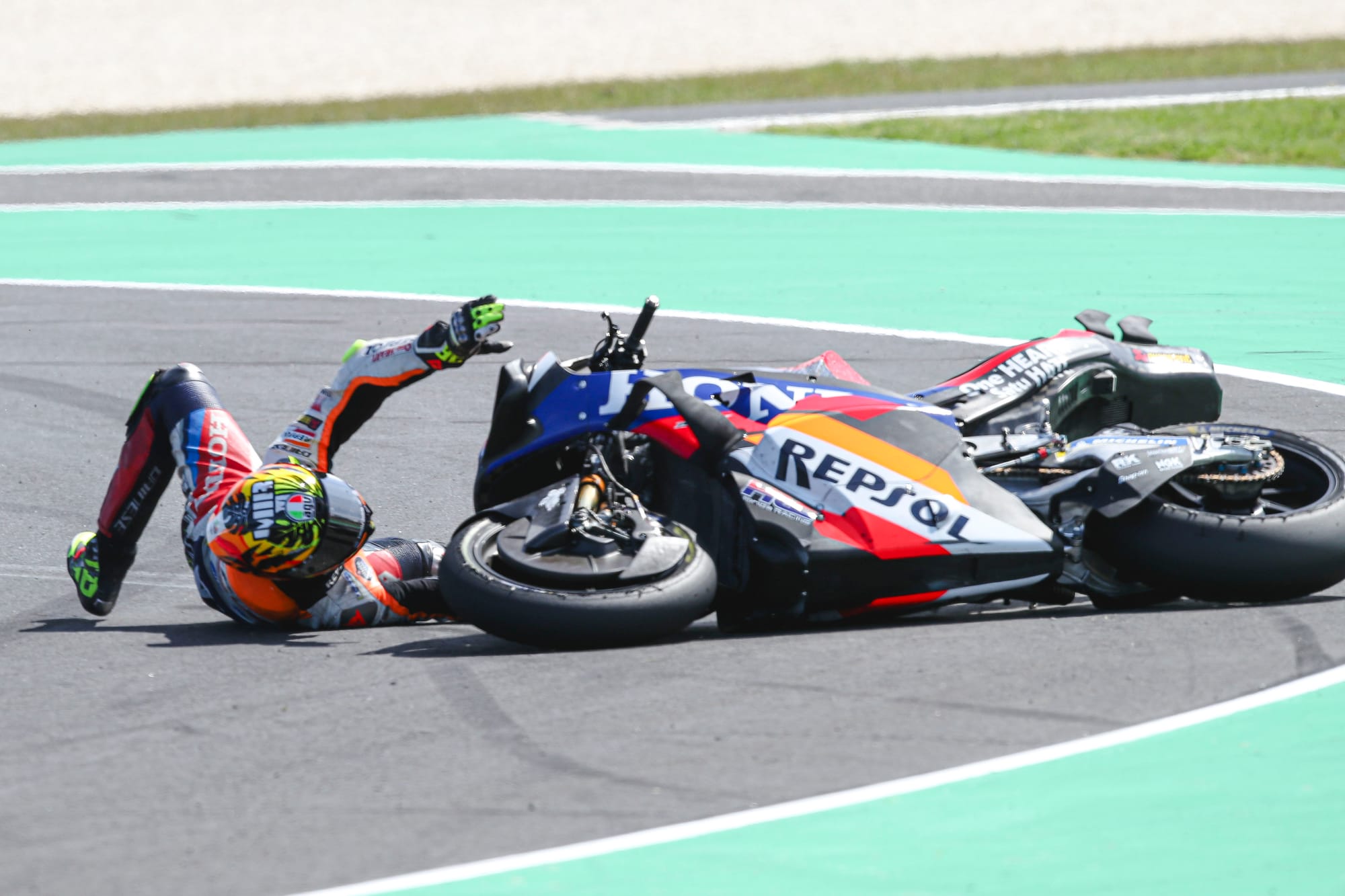 Joan Mir Honda crash Australian Grand Prix 2024