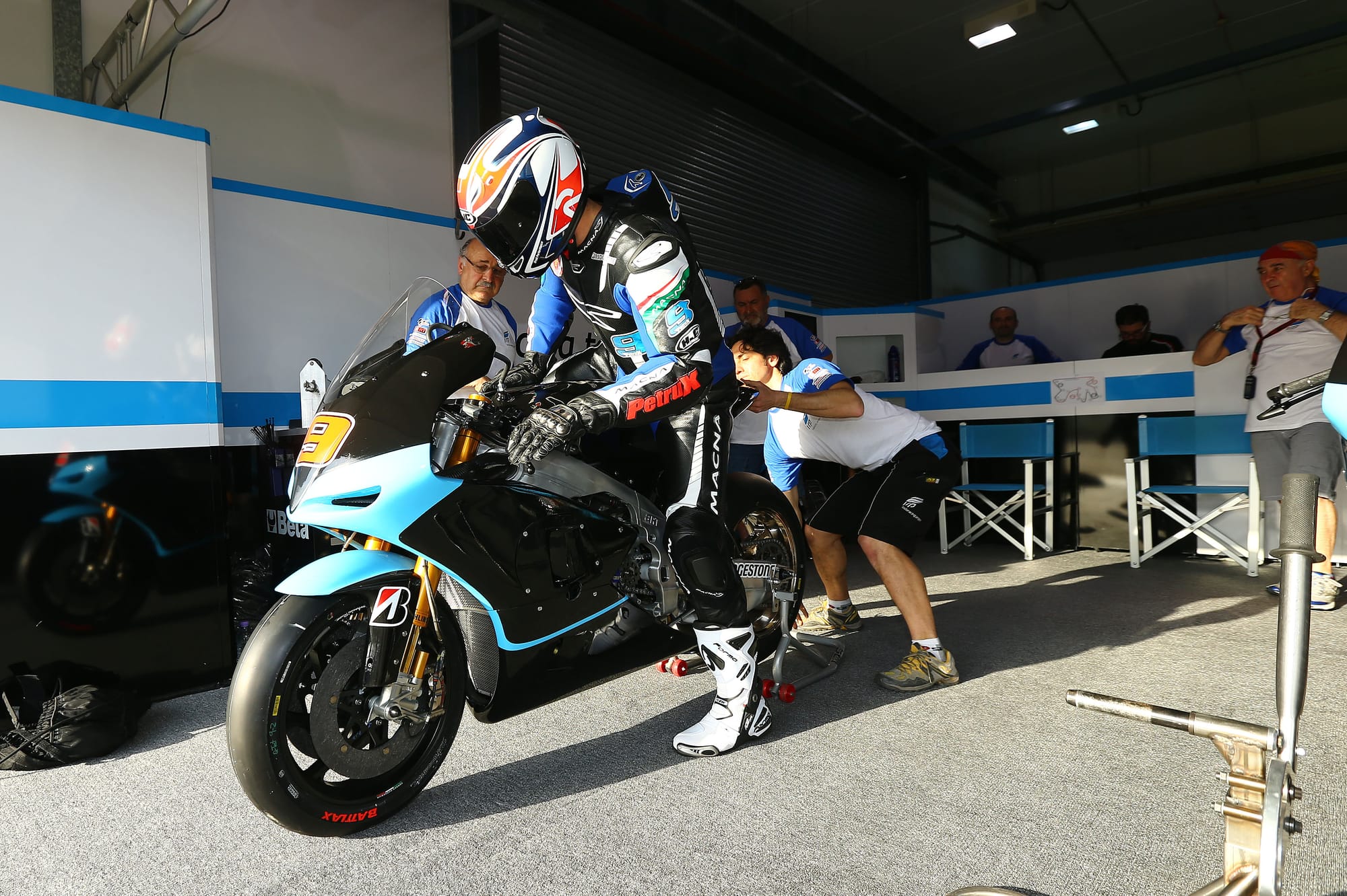 Danilo Petrucci Ioda Aprilia MotoGP testing 2014