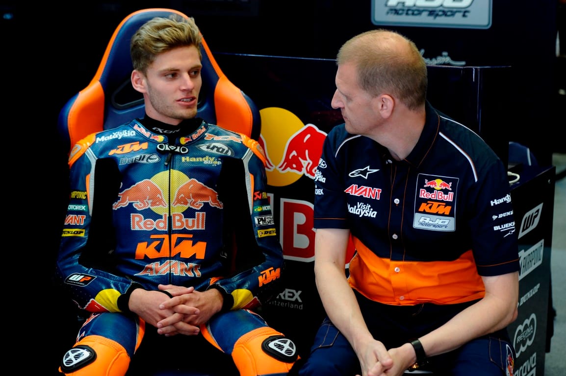 Brad Binder dan Aki Ajo