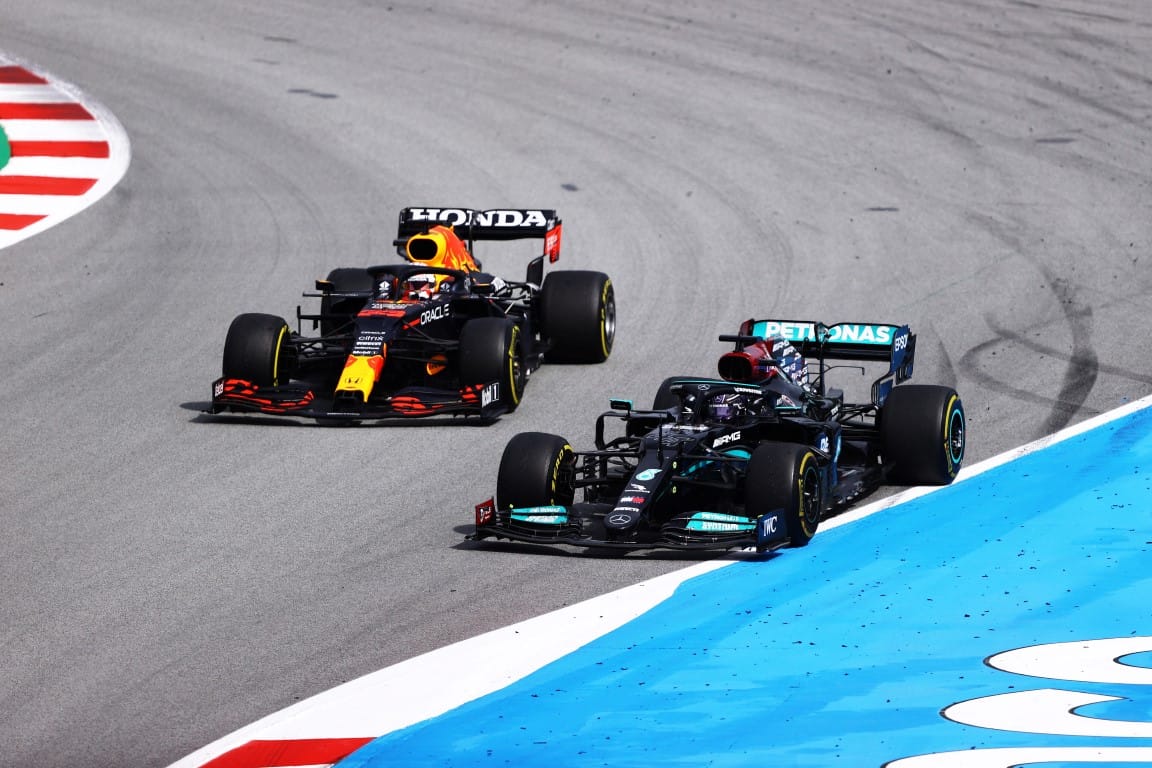 Max Verstappen and Lewis Hamilton, F1