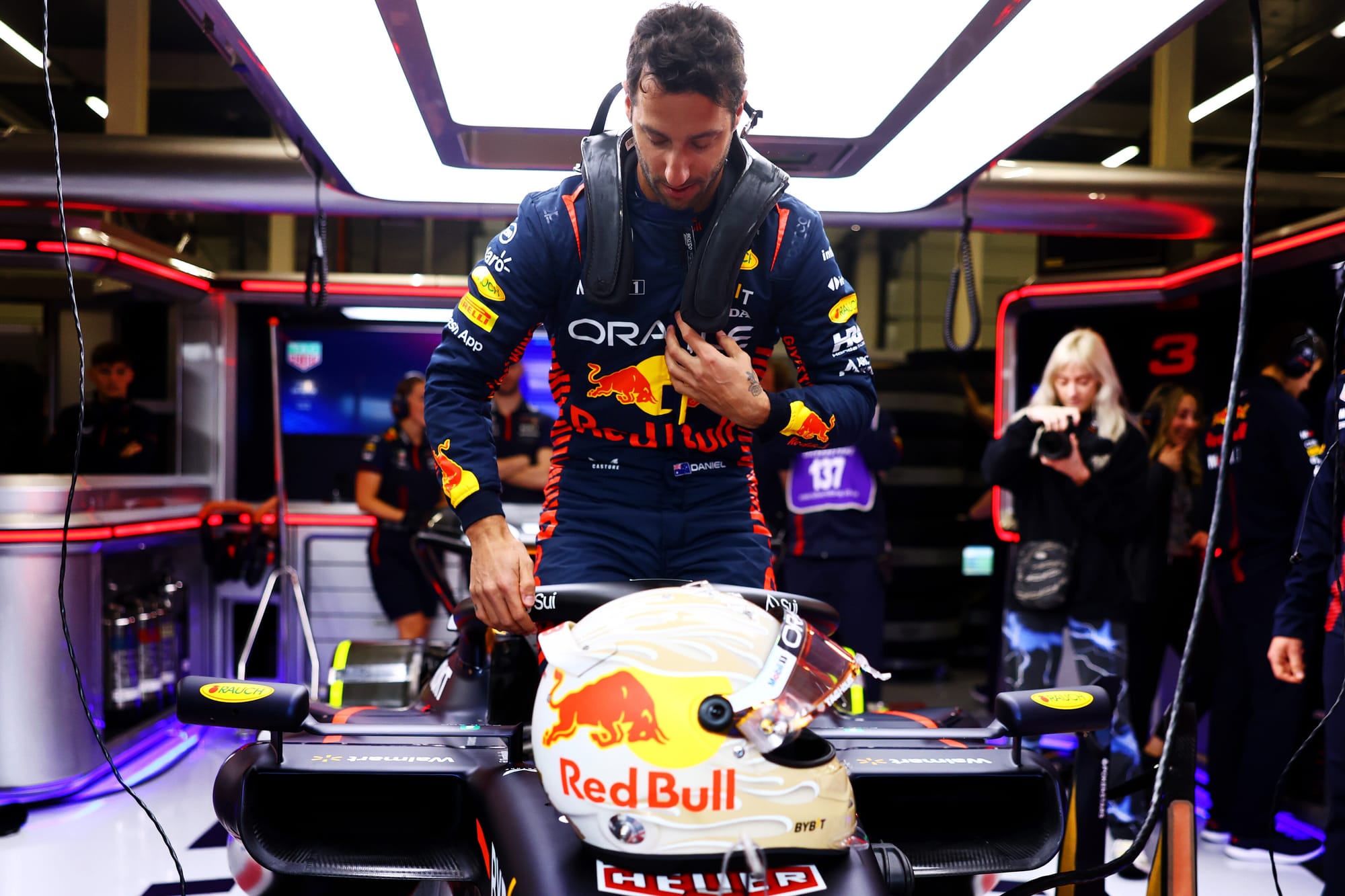 Daniel Ricciardo Red Bull test July 2023