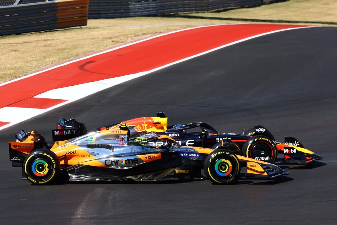 Max Verstappen and Lando Norris, F1