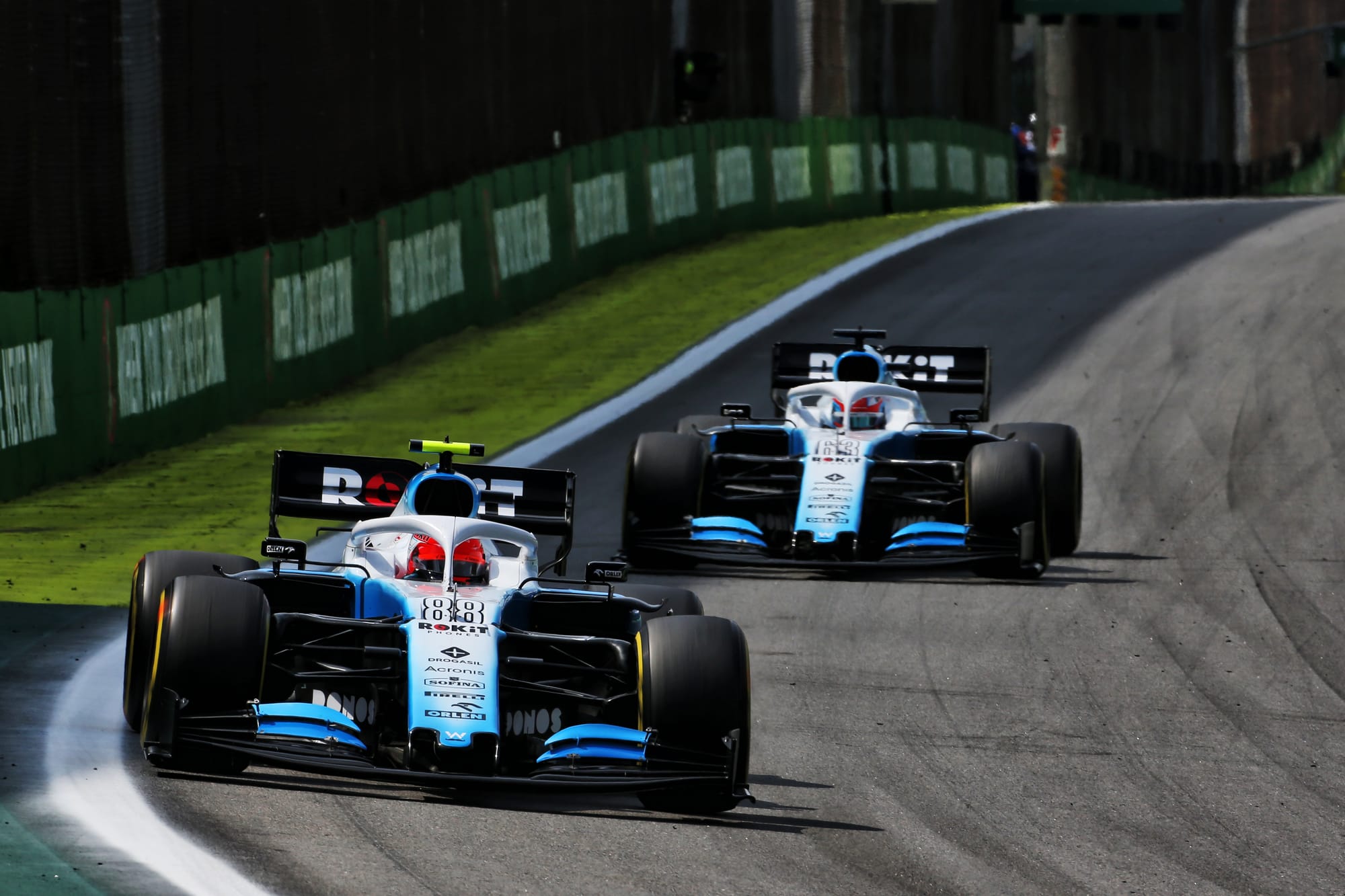 Robert Kubica George Russell Williams Brazilian Grand Prix 2019