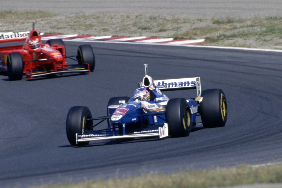 Jacques Villeneuve and Michael Schumacher, F1