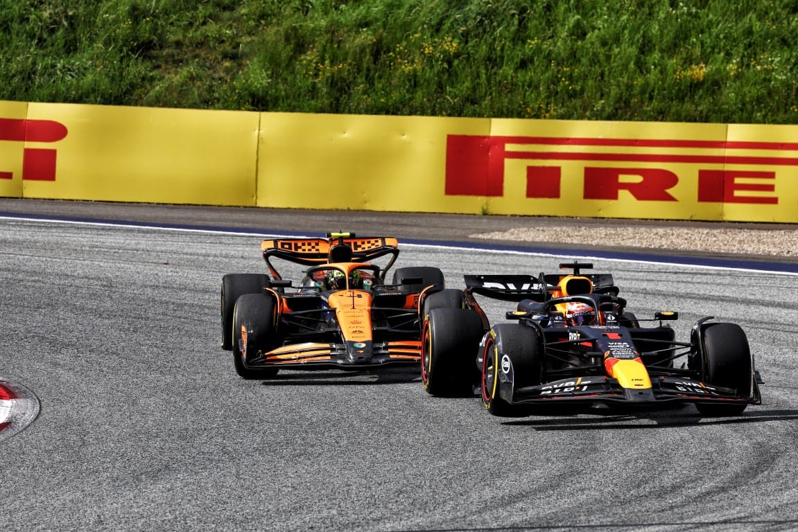 Max Verstappen and Lando Norris, F1