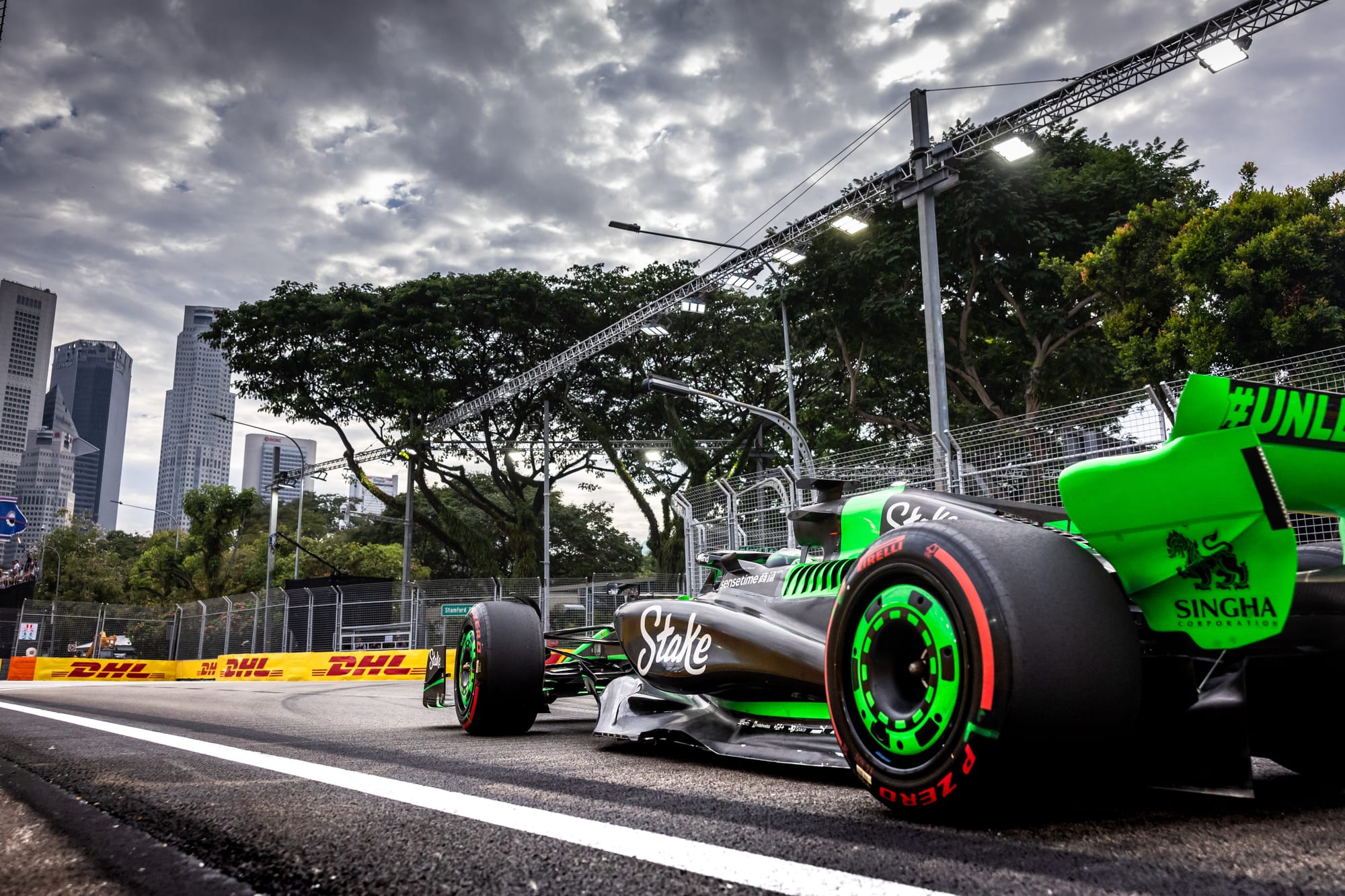 Valtteri Bottas Sauber Singapore Grand Prix 2024