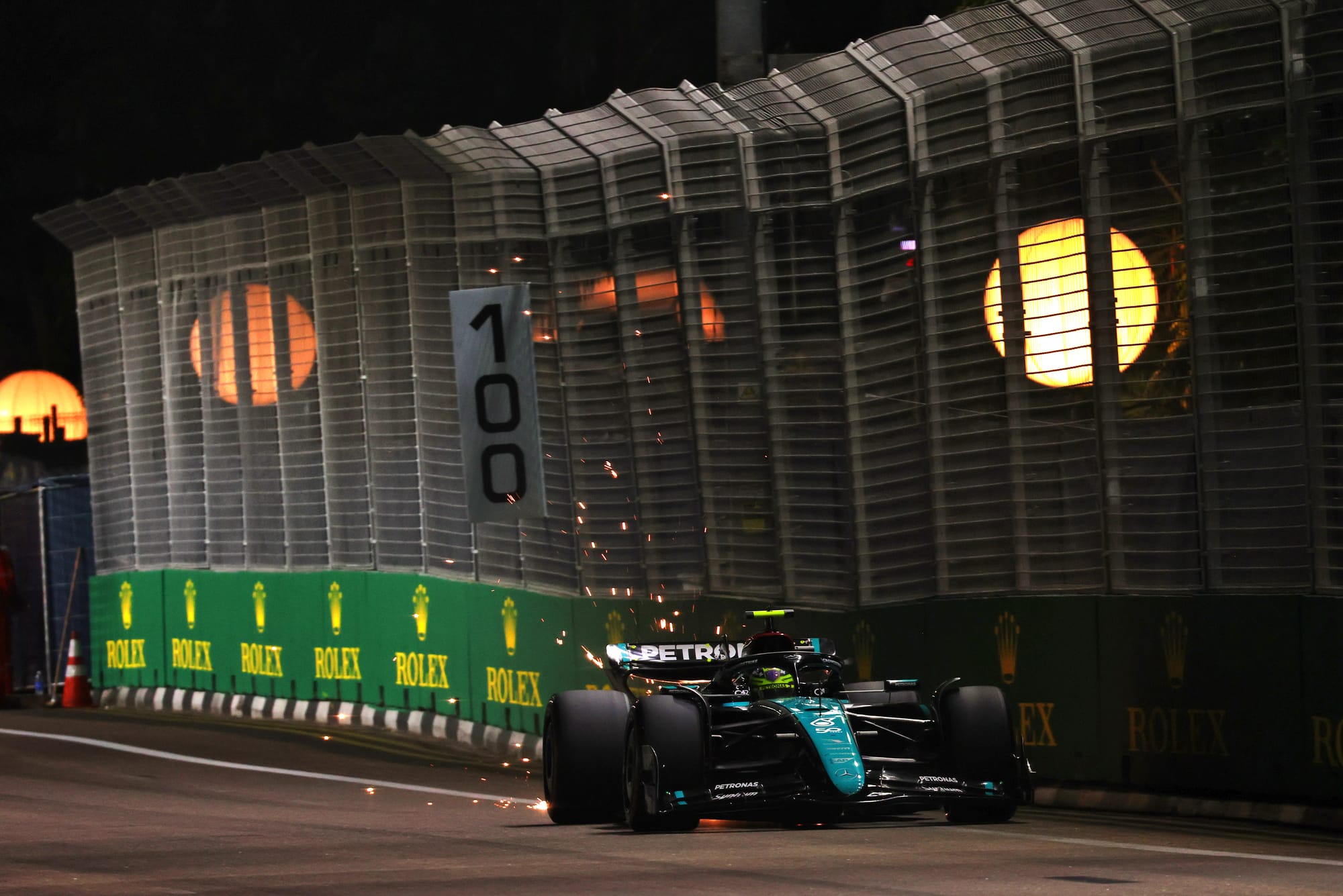 Fernando Alonso Aston Martin Singapore Grand Prix 2024