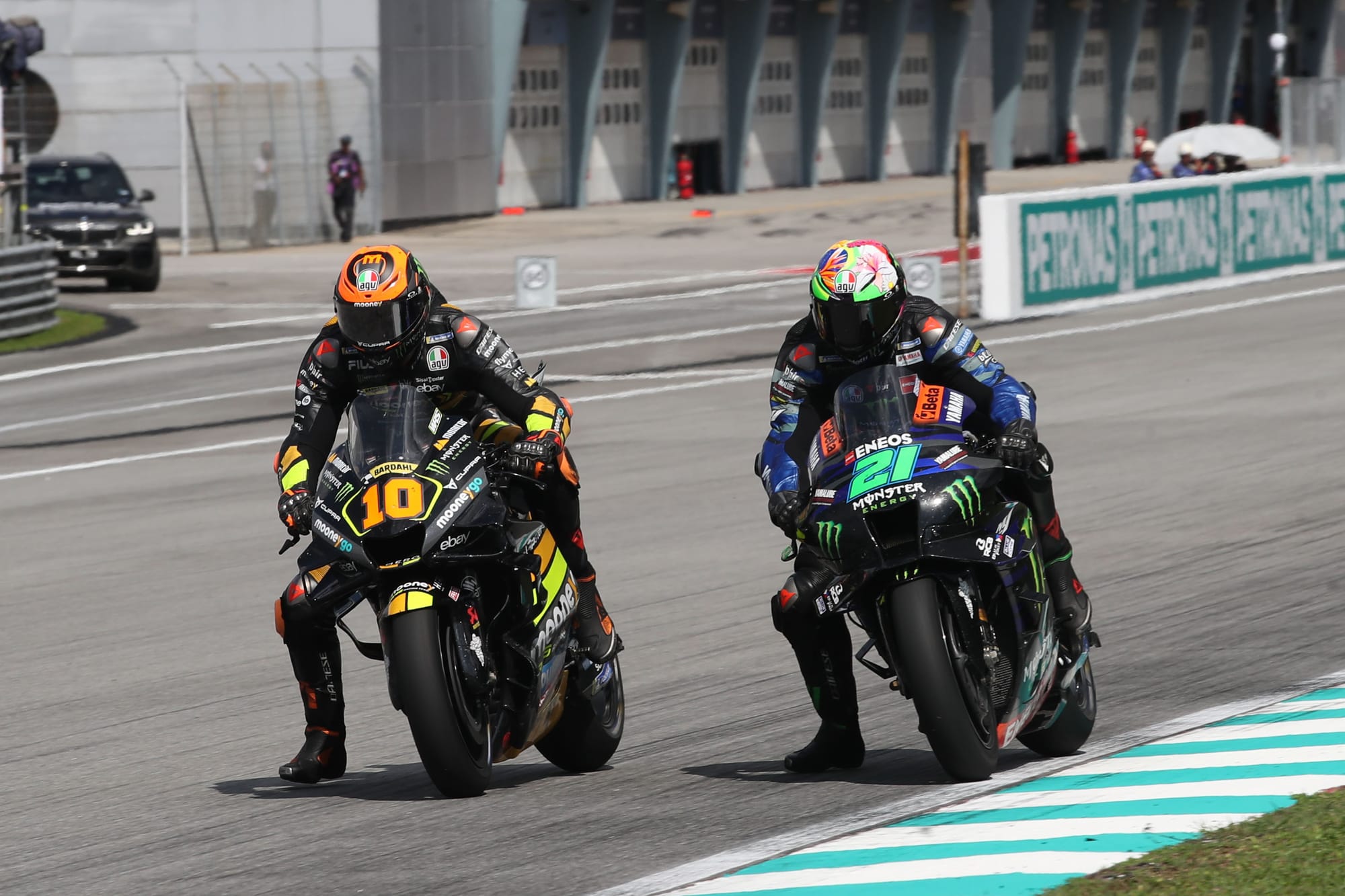 Luca Marini and Franco Morbidelli Malaysian Grand Prix MotoGP 2023