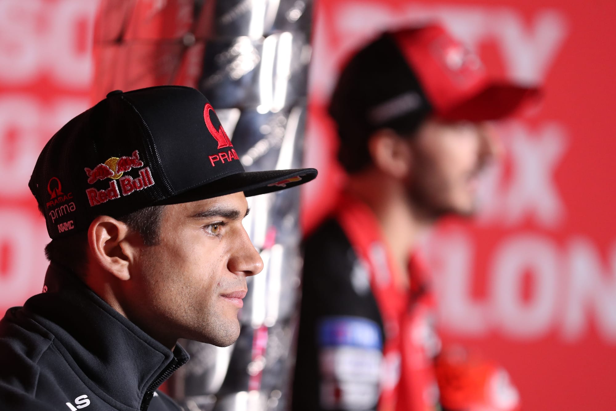 Jorge Martin during the Thursday press conference ahead of the season finale