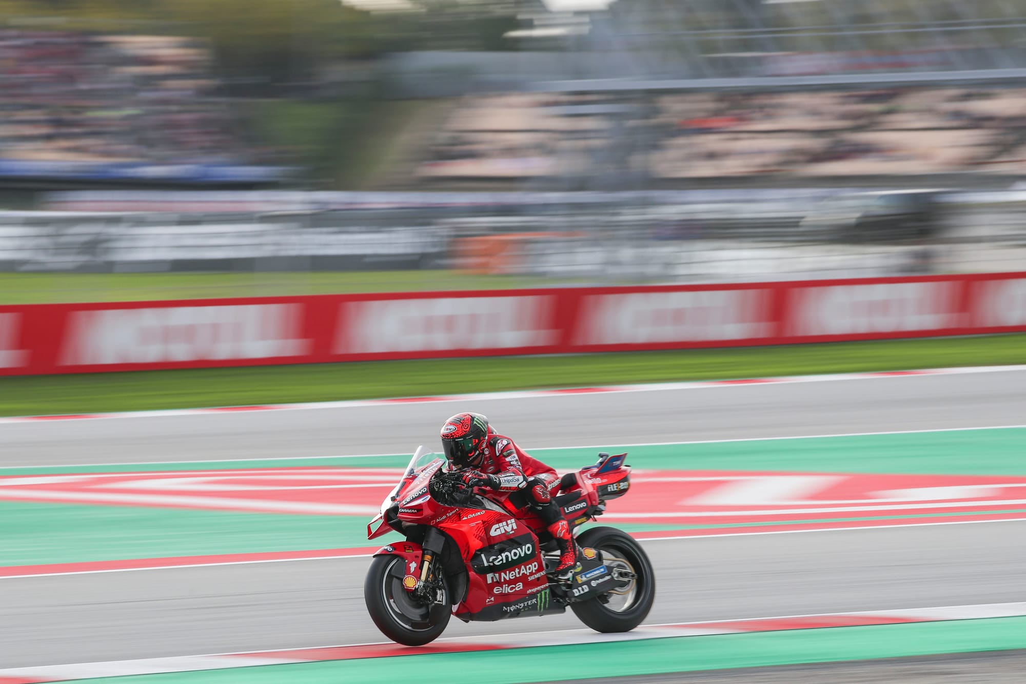 Pecco Bagnaia at Circuit de Barcelona Catalunya