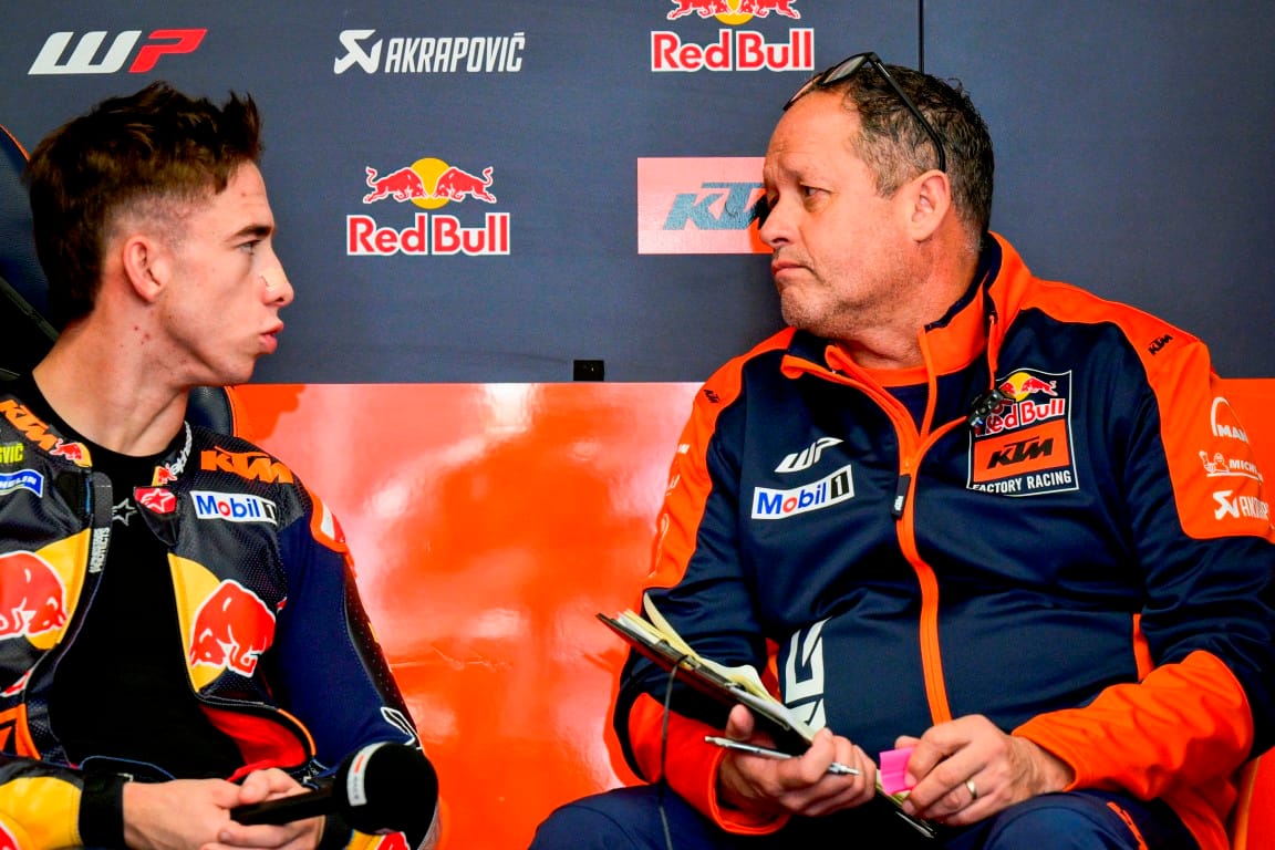 Pedro Acosta and Paul Trevathan, KTM, MotoGP