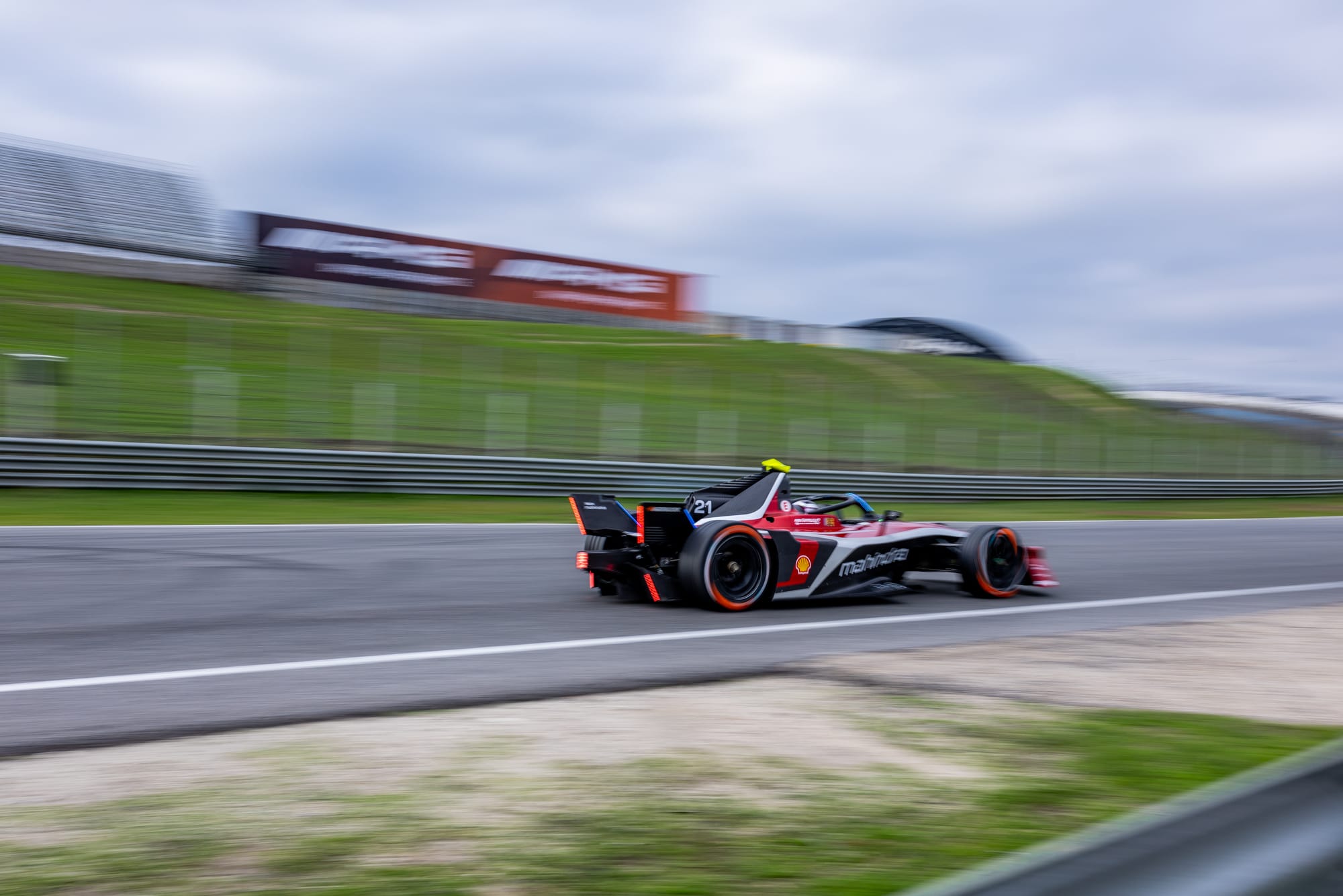 Lena Buhler Mahindra Formula E test