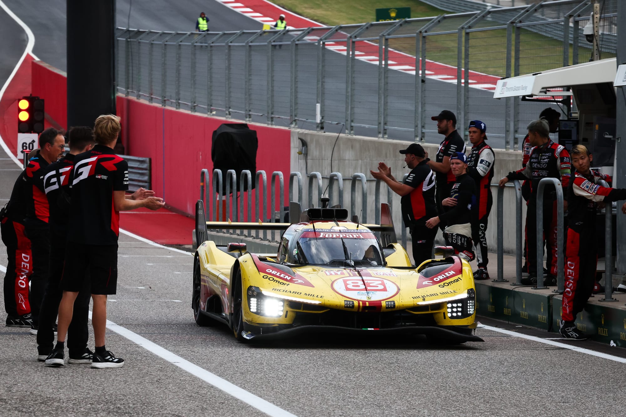 Robert Shwartzman, Robert Kubica, Yifei Ye AF Corse Ferrari Austin World Endurance Championship 2024