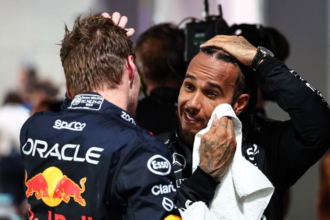 Max Verstappen and Lewis Hamilton, F1