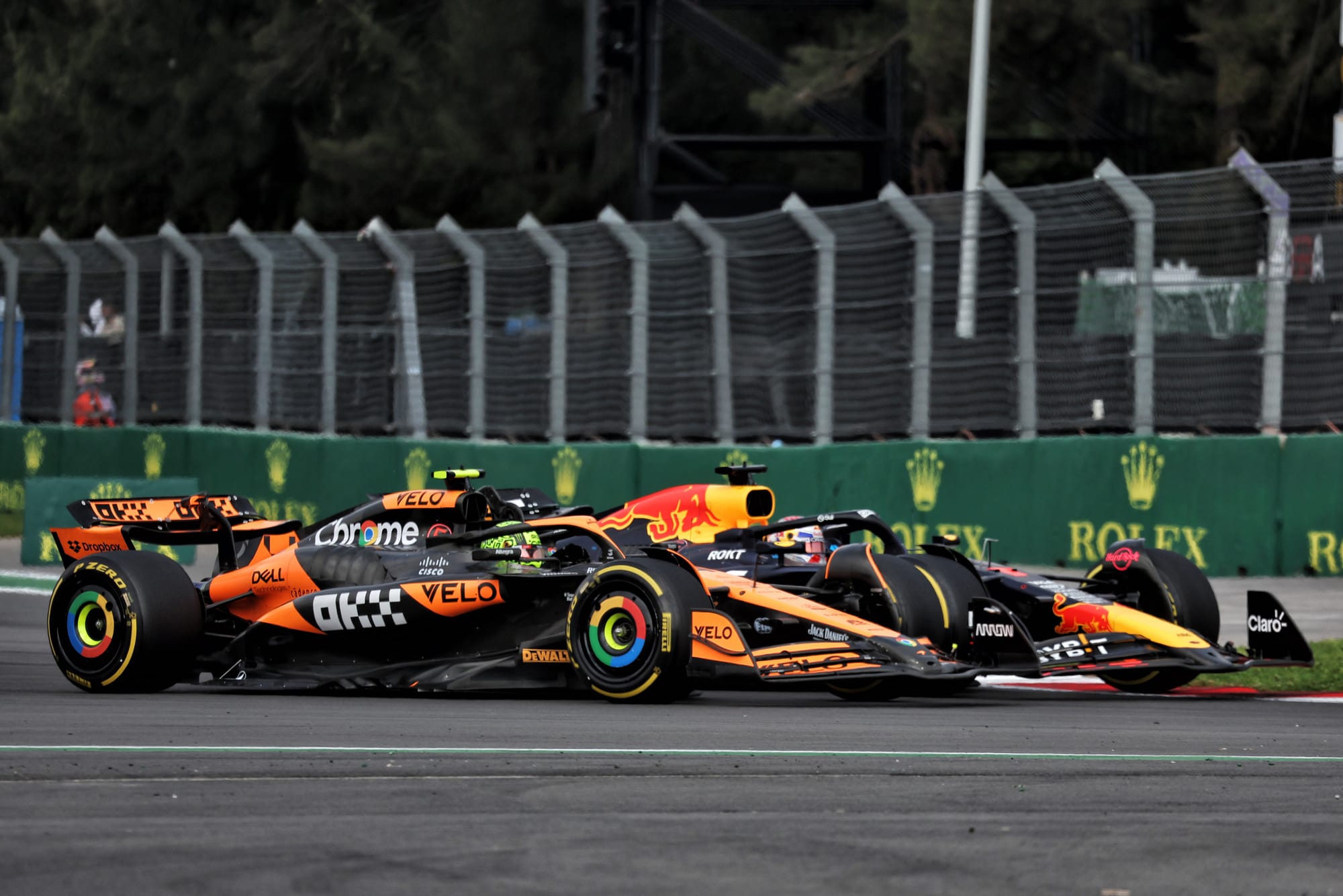 Lando Norris McLaren Max Verstappen Red Bull Mexican Grand Prix 2024