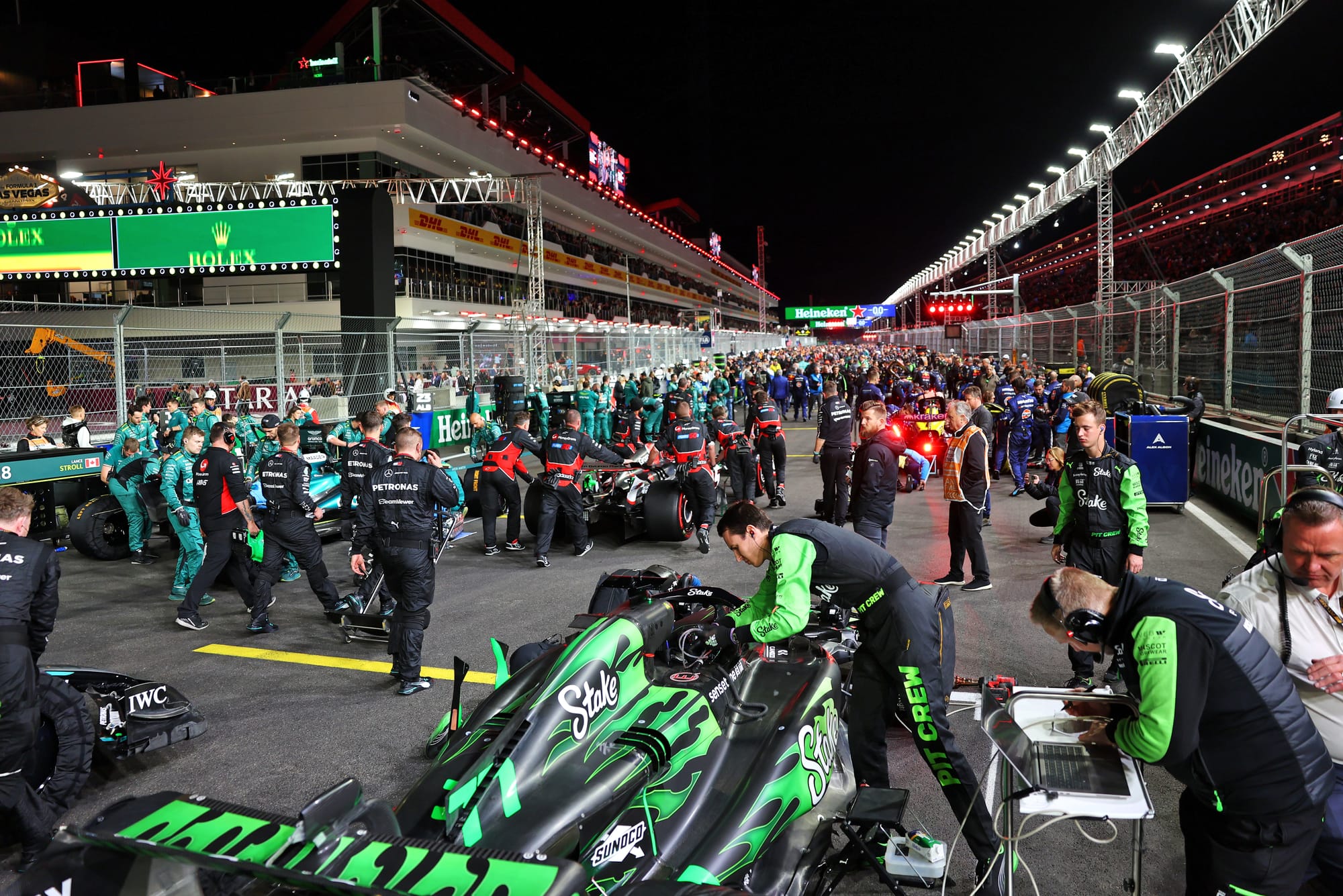 Las Vegas F1 grid