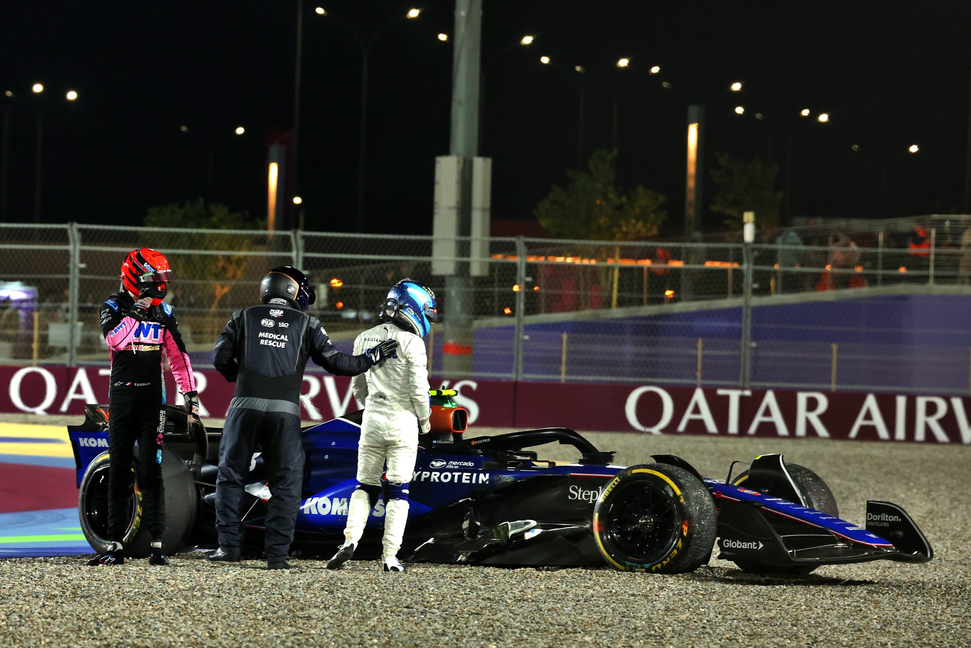 Franco Colapinto crash Qatar Grand Prix 2024