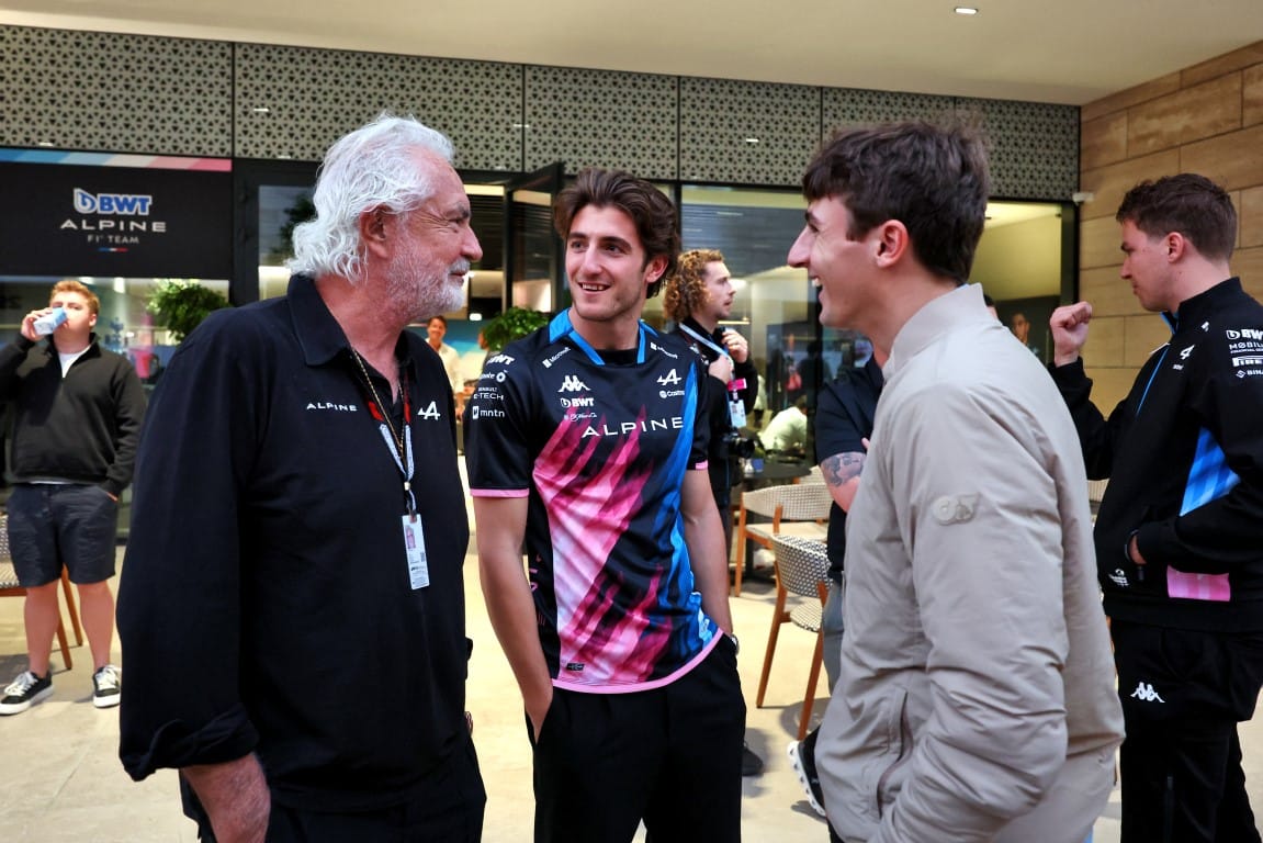 Flavio Briatore and Jack Doohan, Alpine, F1