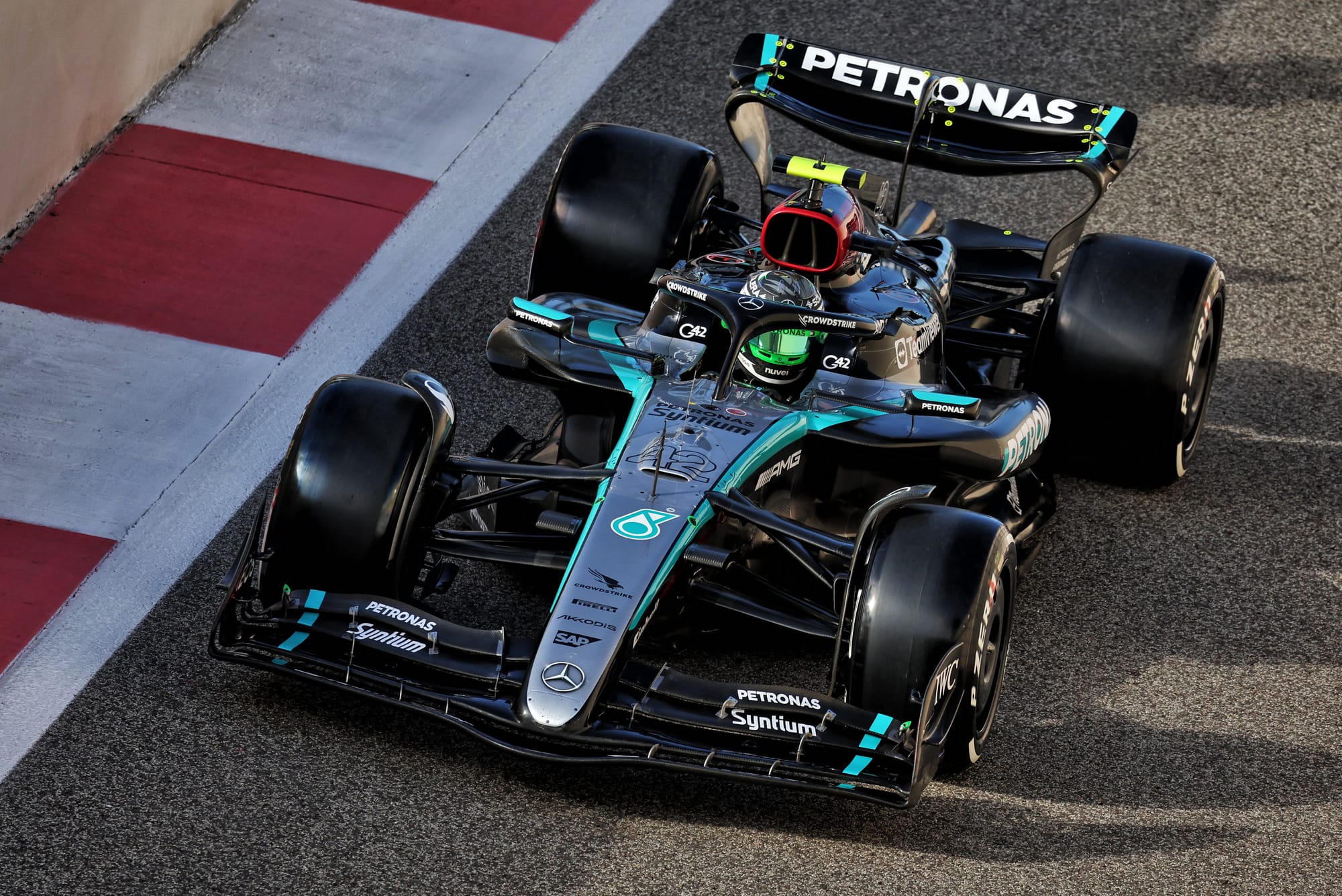 Frederik Vesti Mercedes Abu Dhabi F1 test 2024