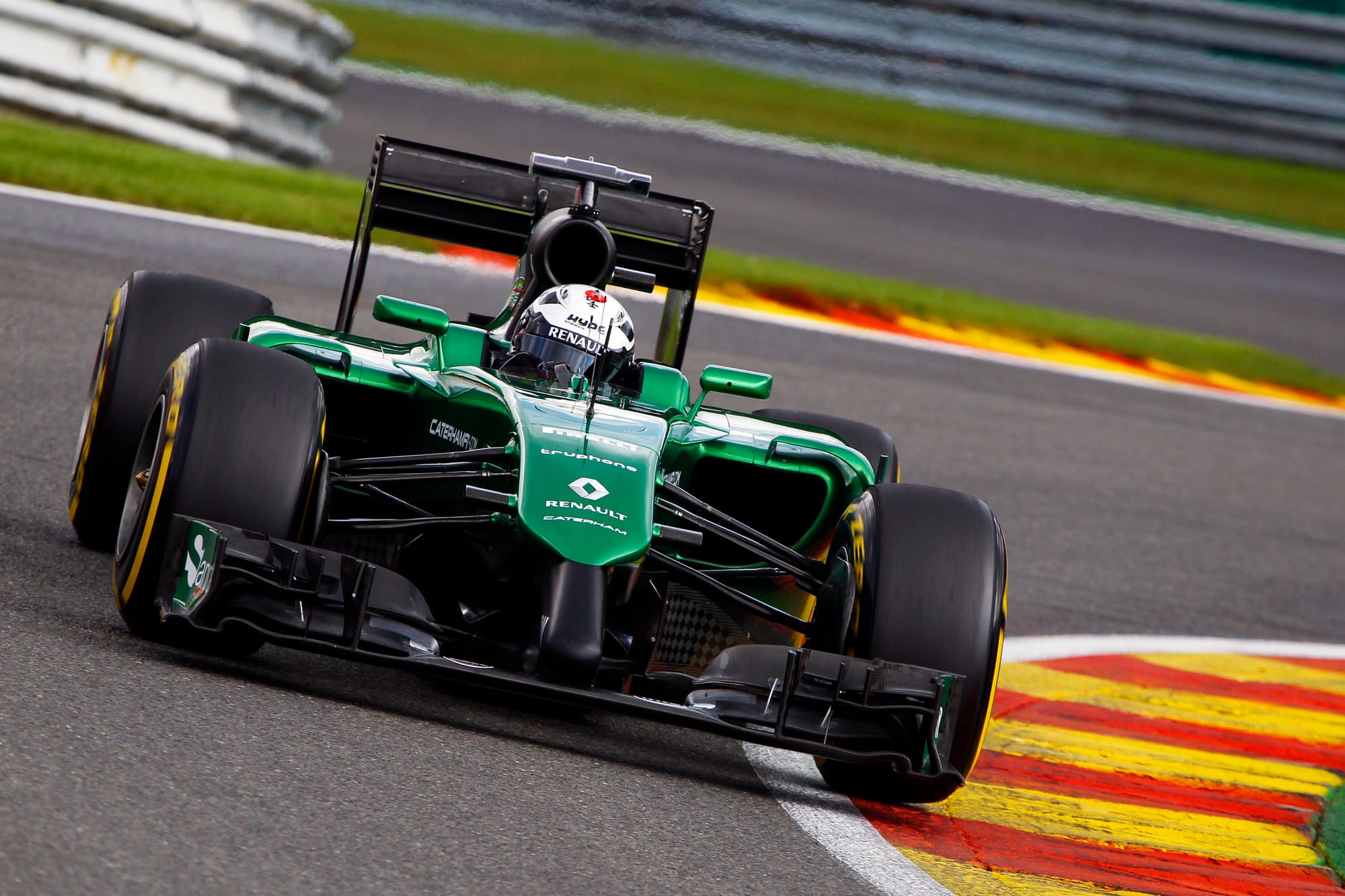 Andre Lotterer Caterham F1 Belgian Grand Prix 2014