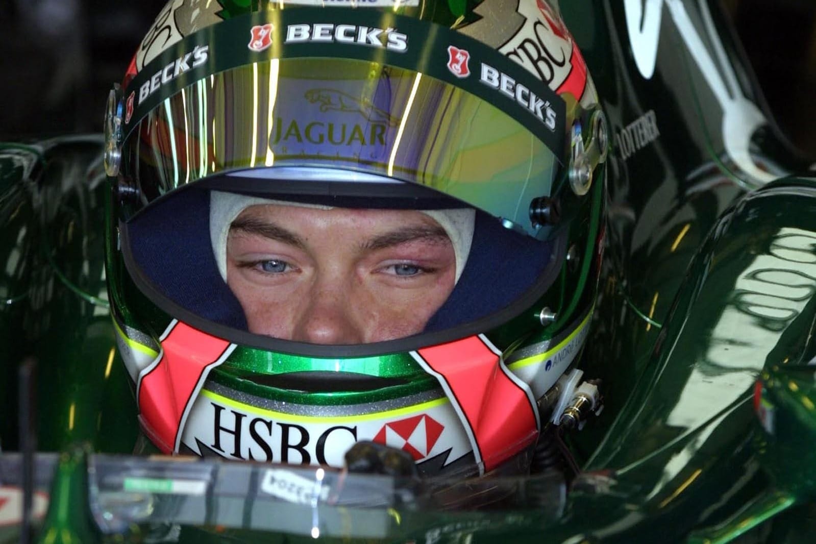 Andre Lotterer Jaguar F1 testing