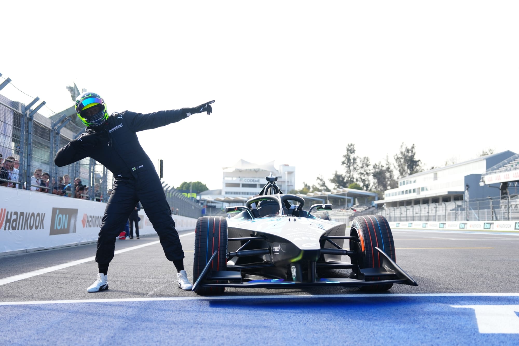 Usain Bolt Formula E demo