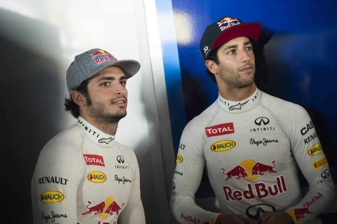 Carlos Sainz and Daniel Ricciardo, Red Bull